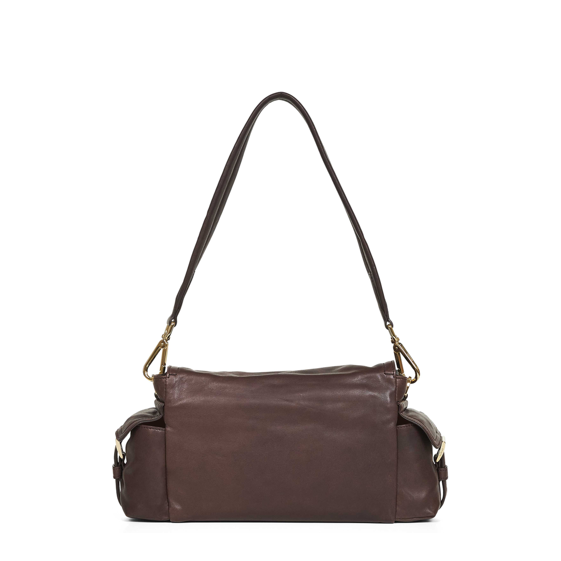 Explore Medium Nappa Leather Shoulder Bag - Sienna (Brown) - Image 3