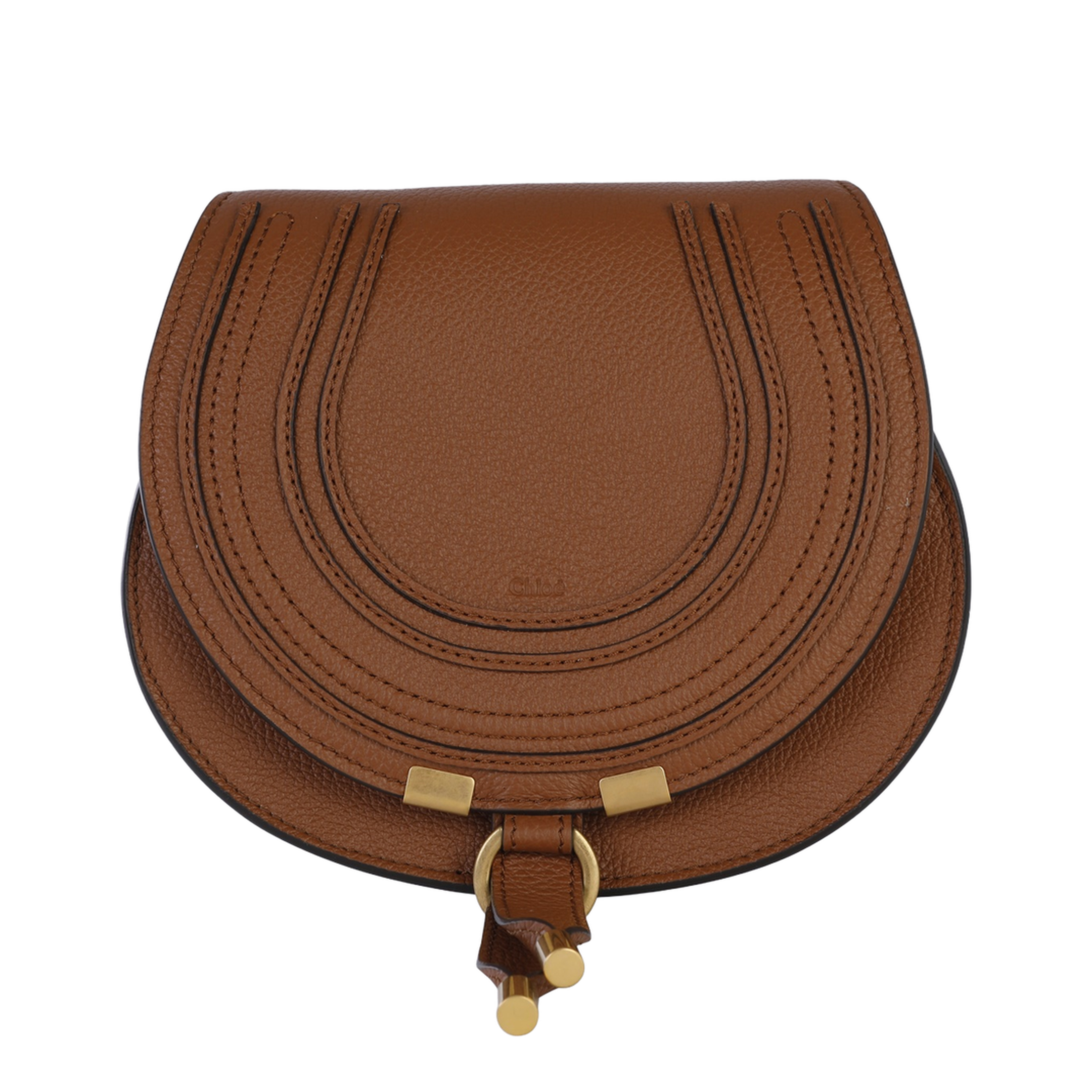 Marcie Small Calfskin Saddle Bag - Luggage - Image 5