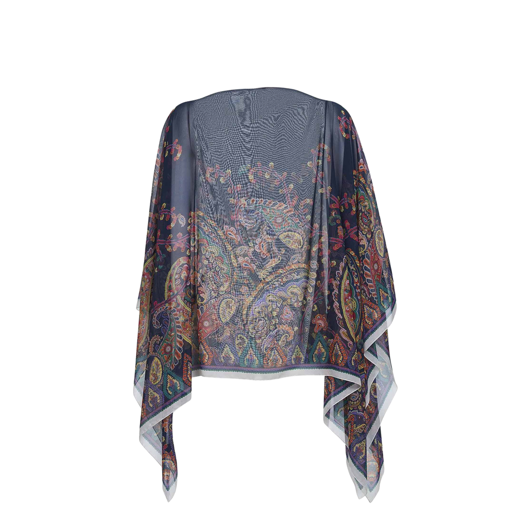 Printed Scarf Cape - Image 2