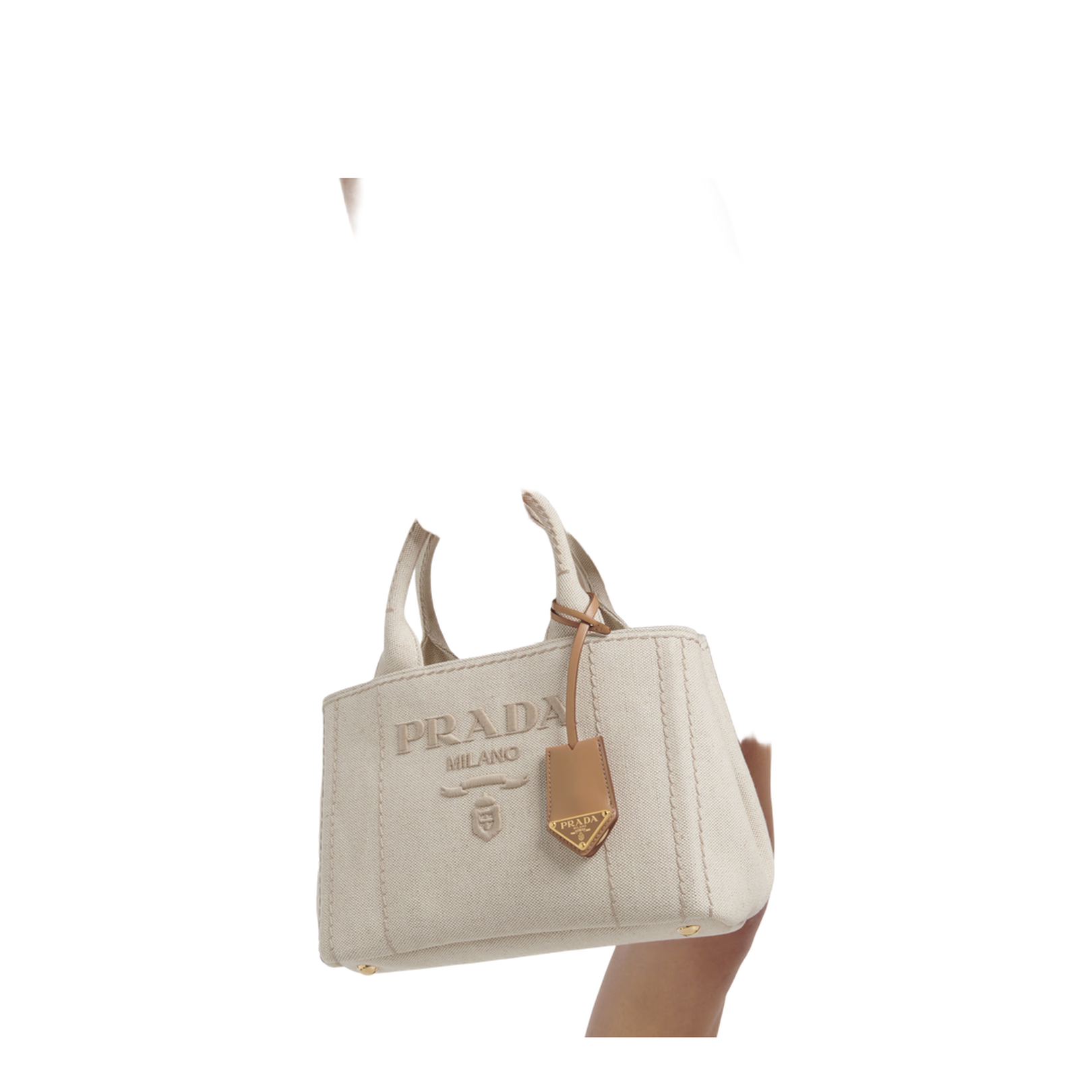 Sand Canvas Shopping Bag - Image 4