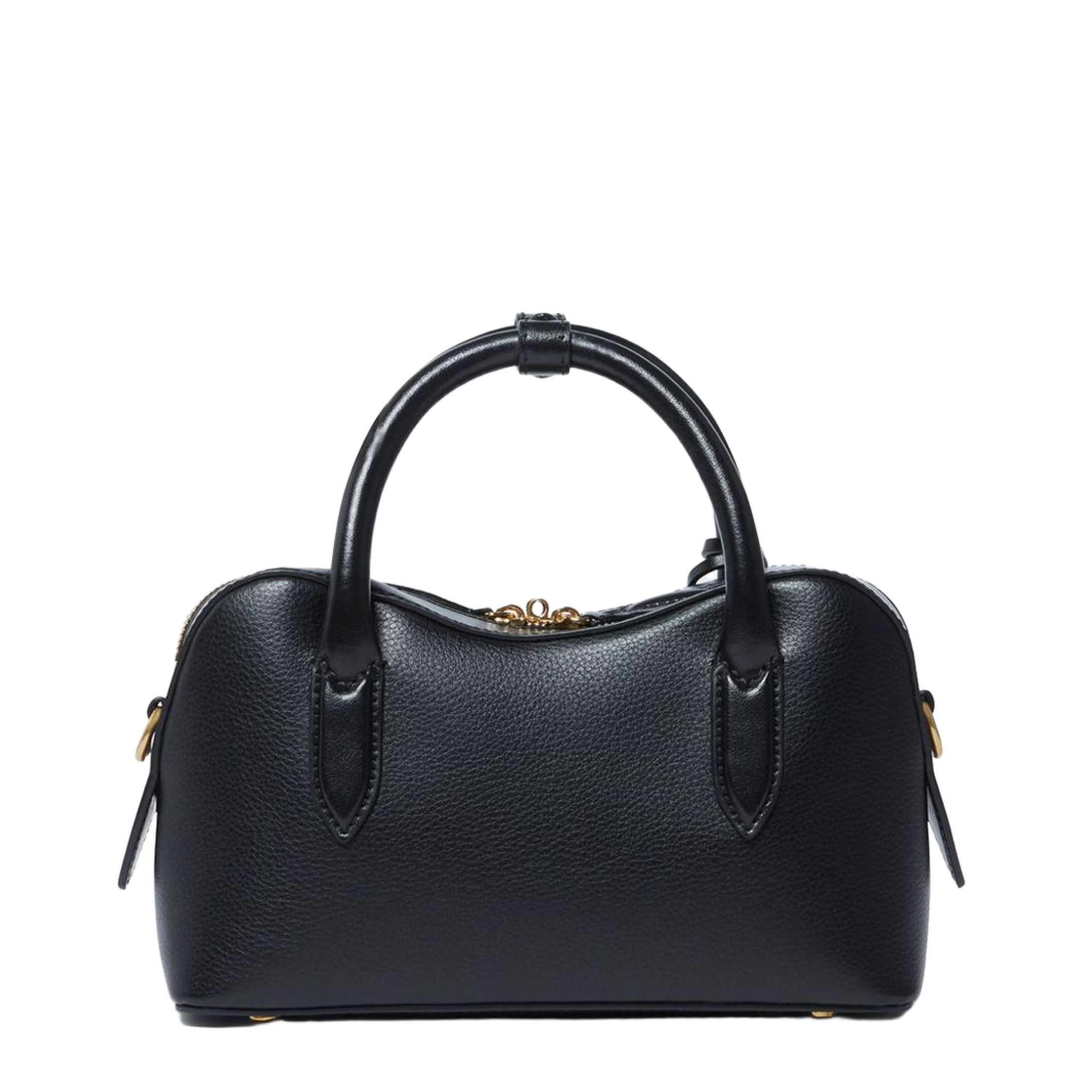 Stella Ryder Small Faux-Suede Crossbody - Black - Image 3