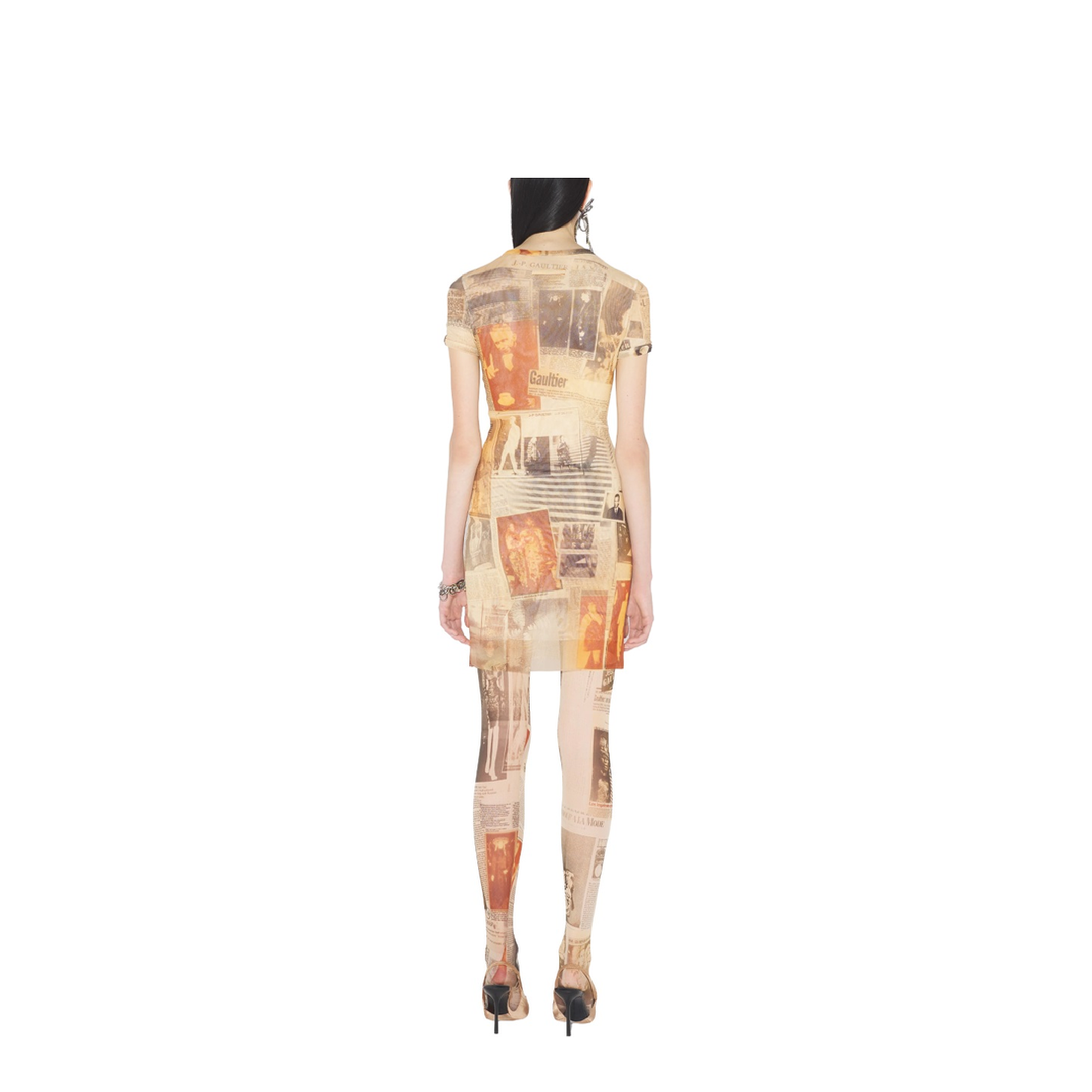 Journal Print Dress - Image 3