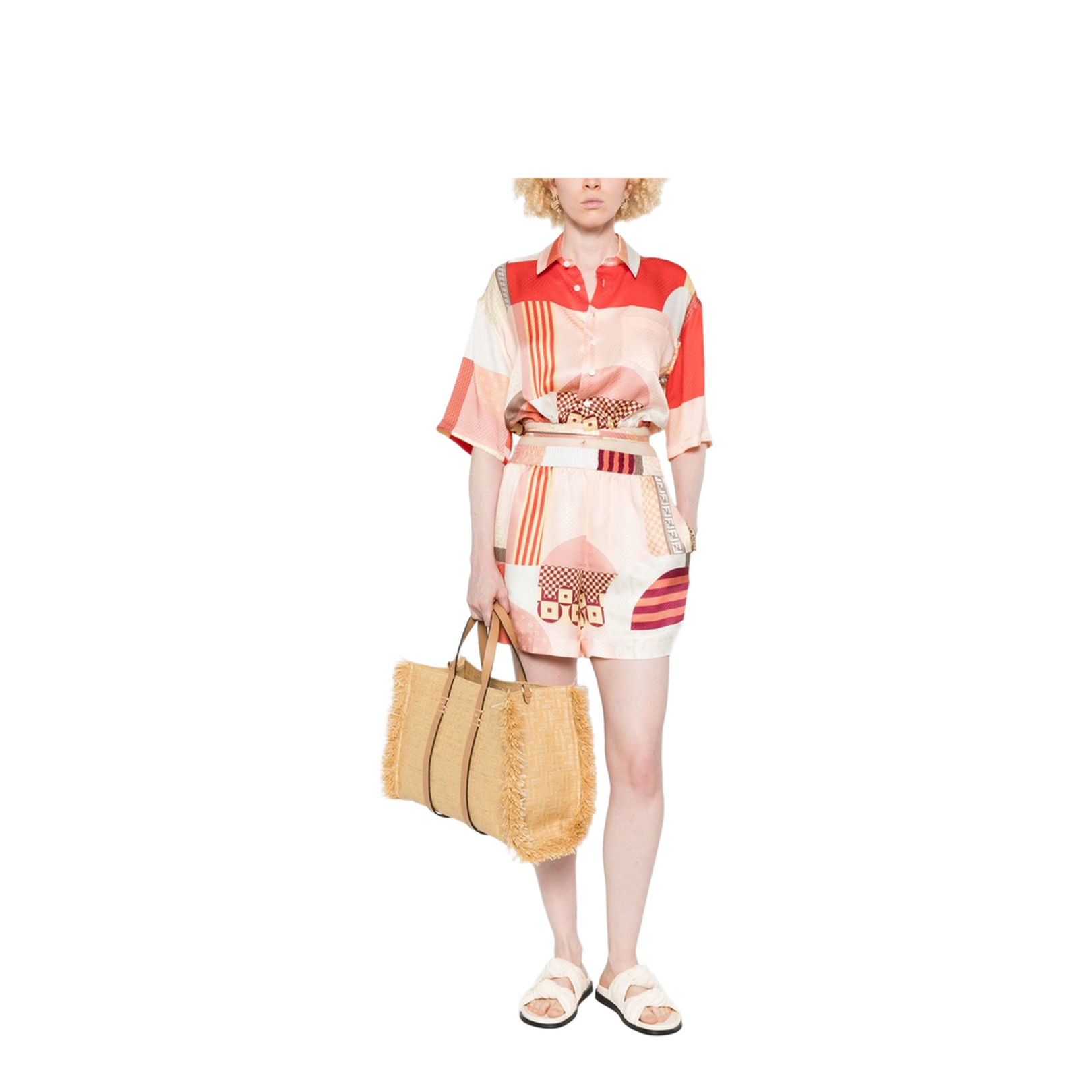 Silk Multicolour Shorts - Image 3