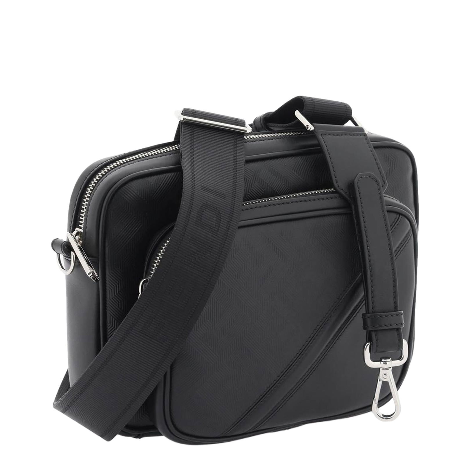 Diagonal Camera Case Duo
Black Calfskin Leather Bag - Image 3