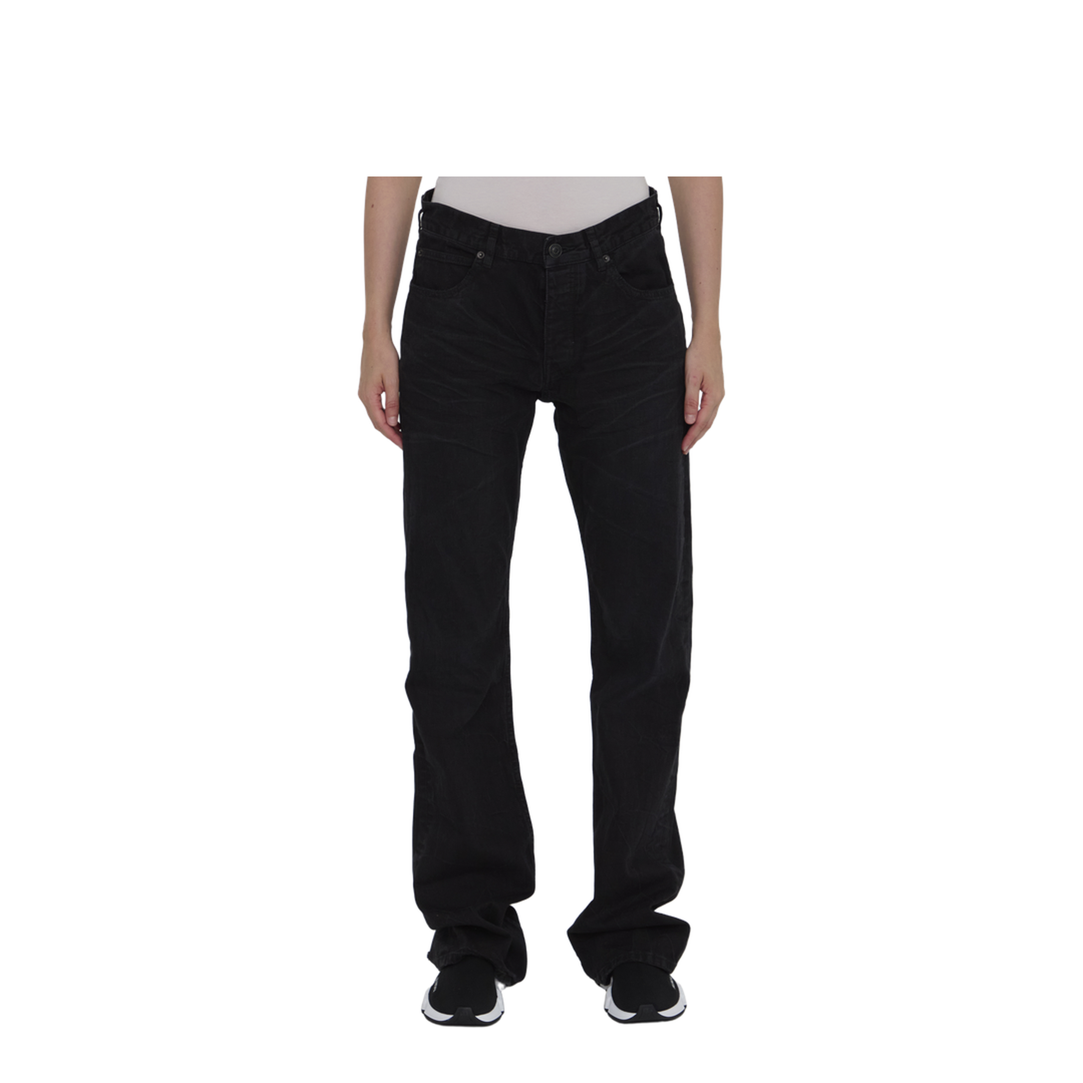 Low Waist Straight Jeans - Image 1