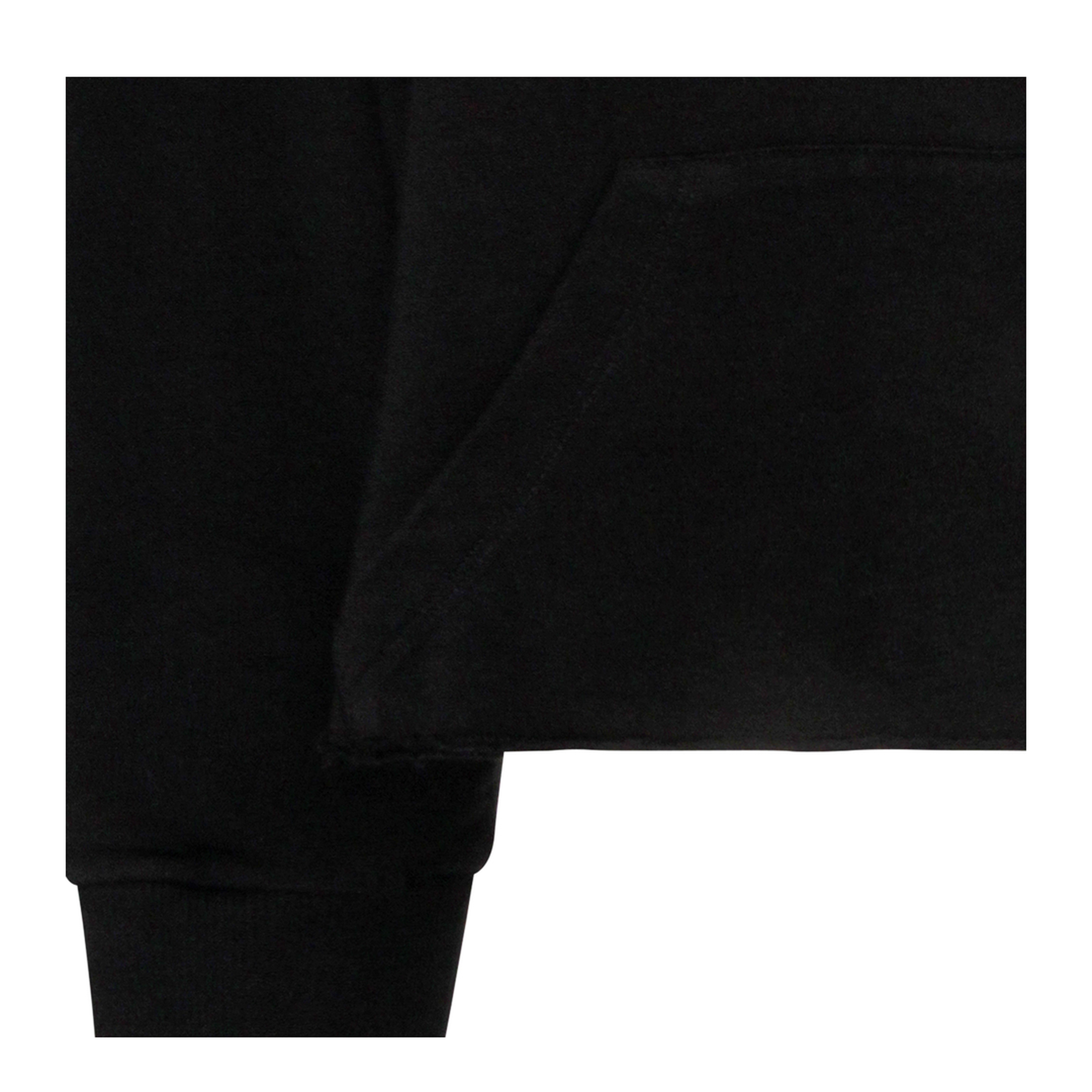 Black Cotton Hoodie - Image 7