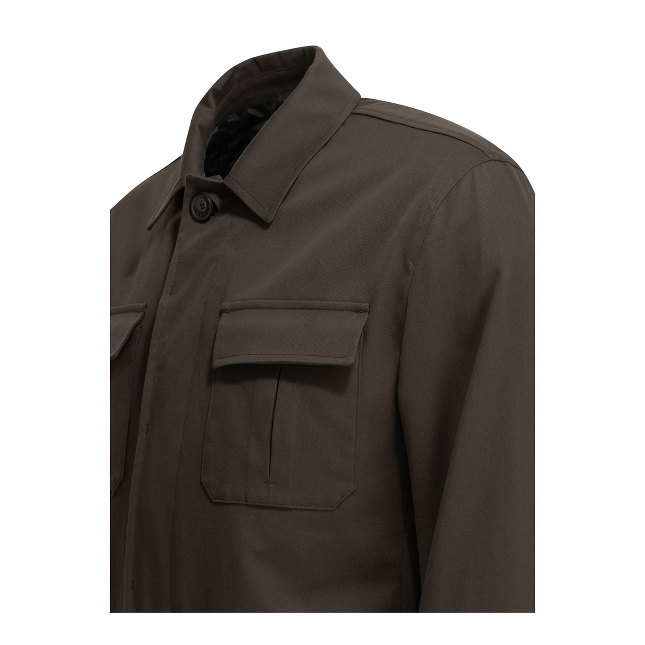 Cotton Overshirt Jacket - Image 4