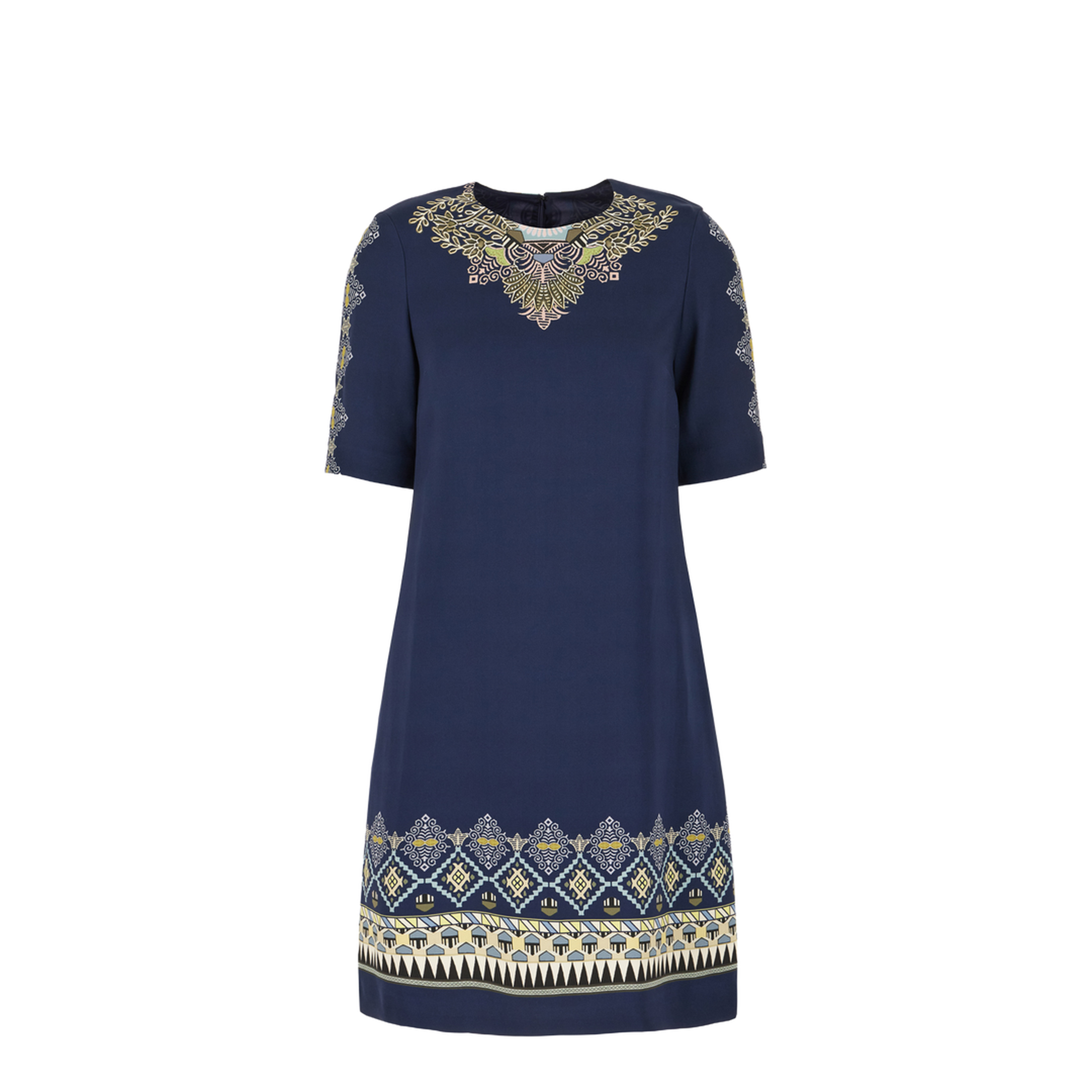 Blue Stretch Viscose Dress - Image 1
