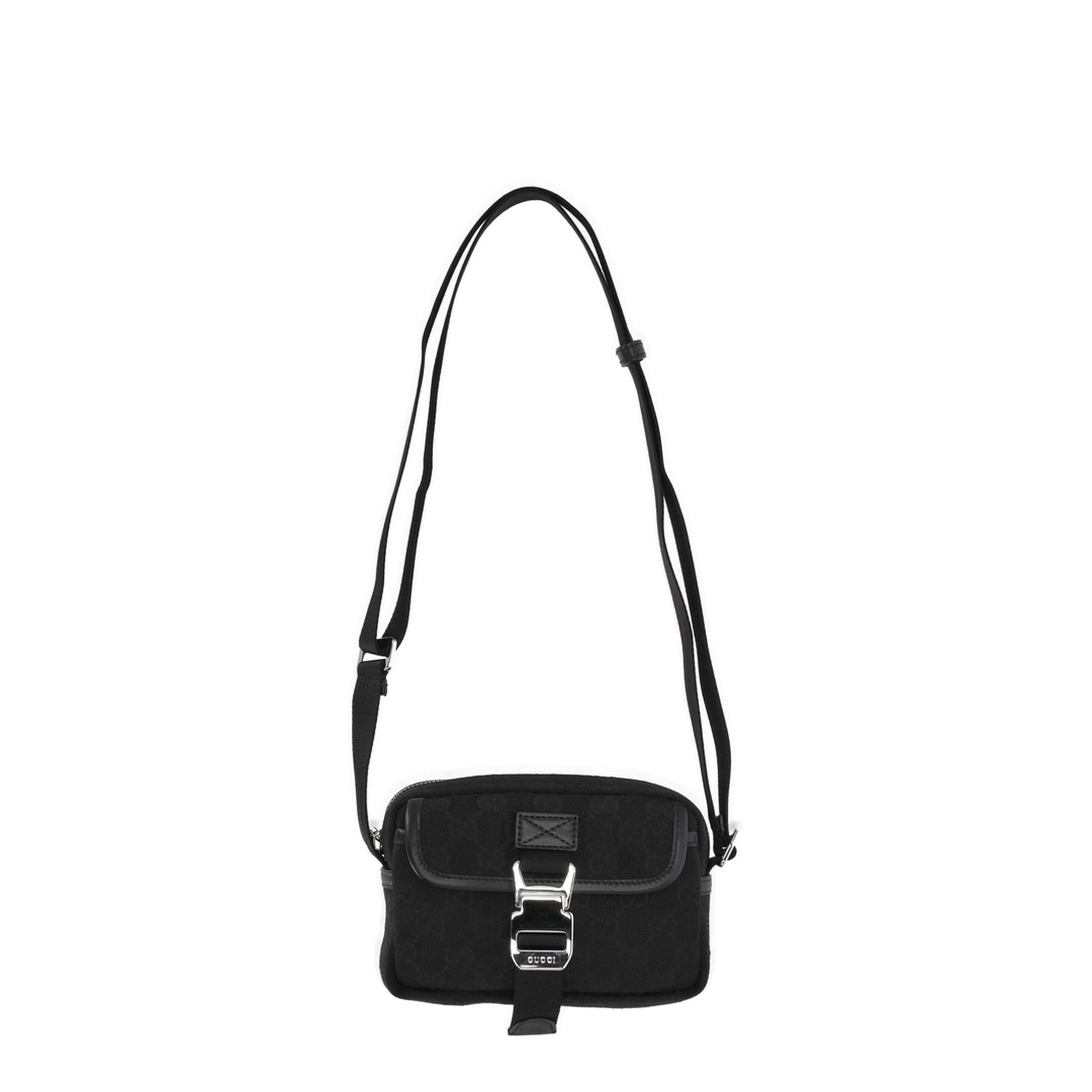 Mini Canvas Crossbody - Black - Image 1