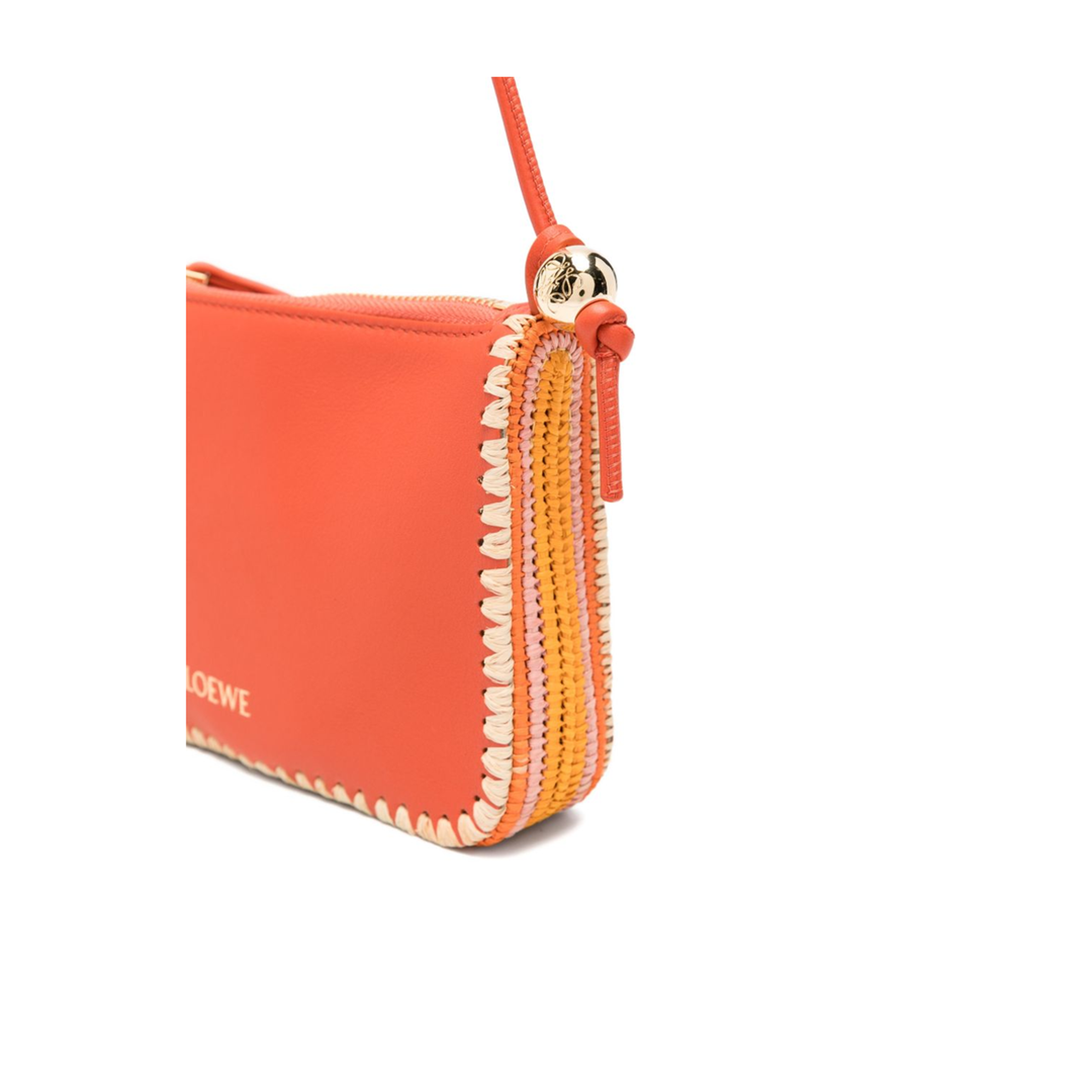 Rio Calfskin Pouch - Deep Saffron - Image 4