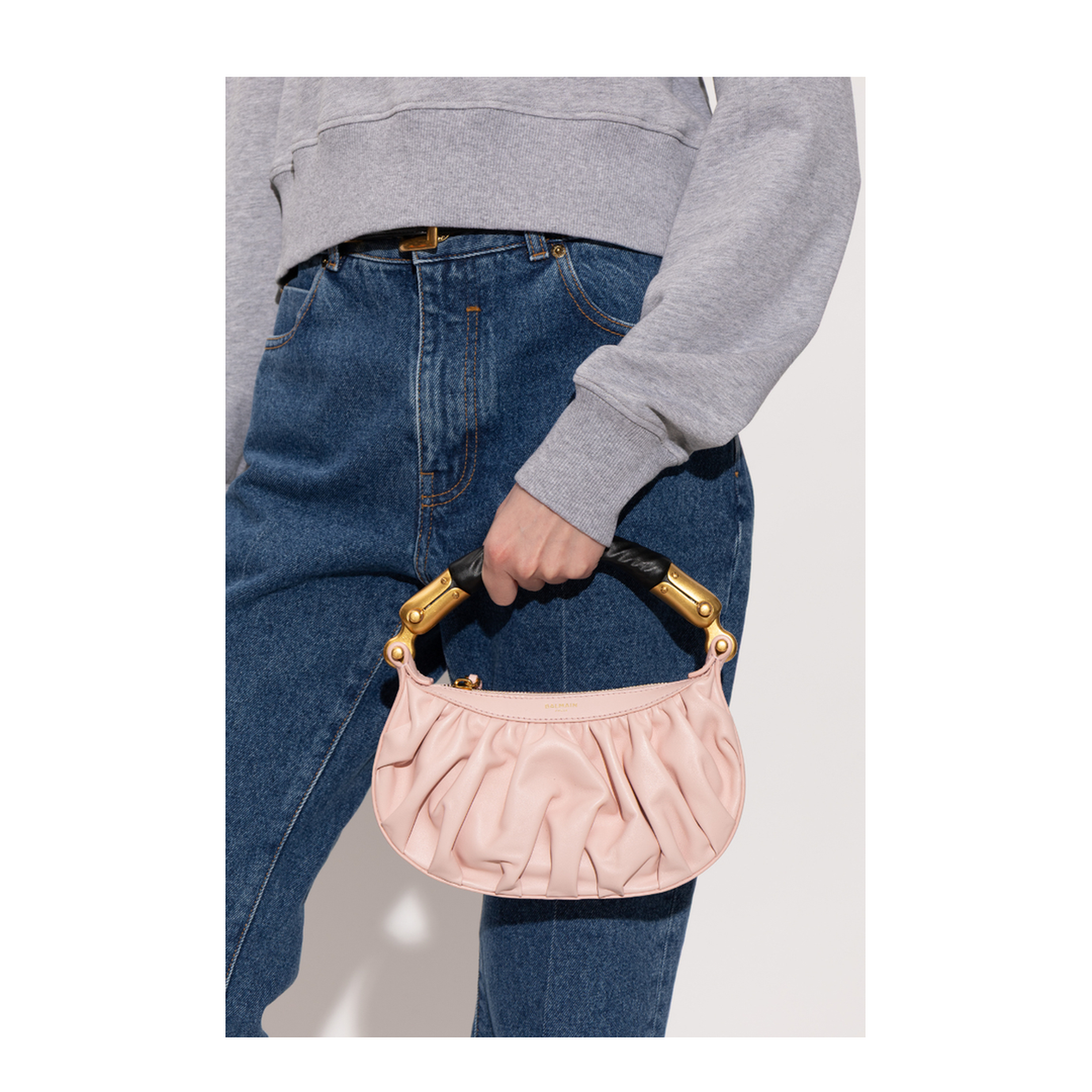 Ébène Mini Calfskin Handbag - Black - Image 5