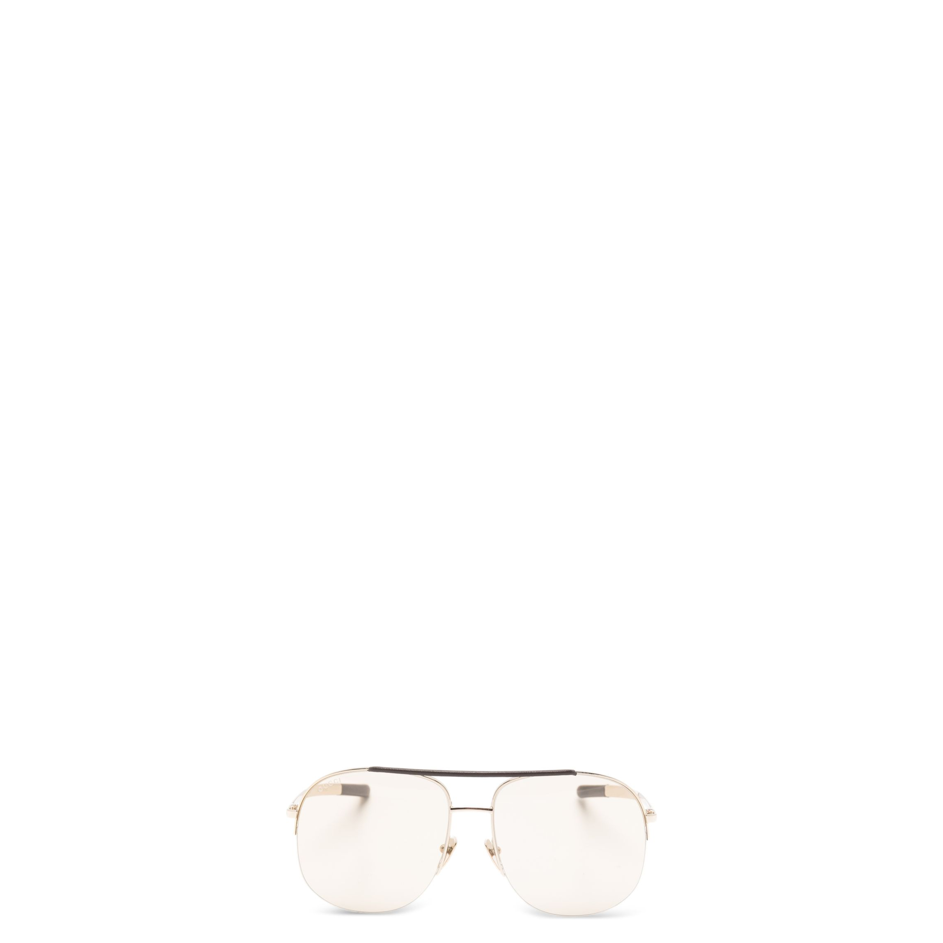 Navigator sunglasses in gold - Image 1