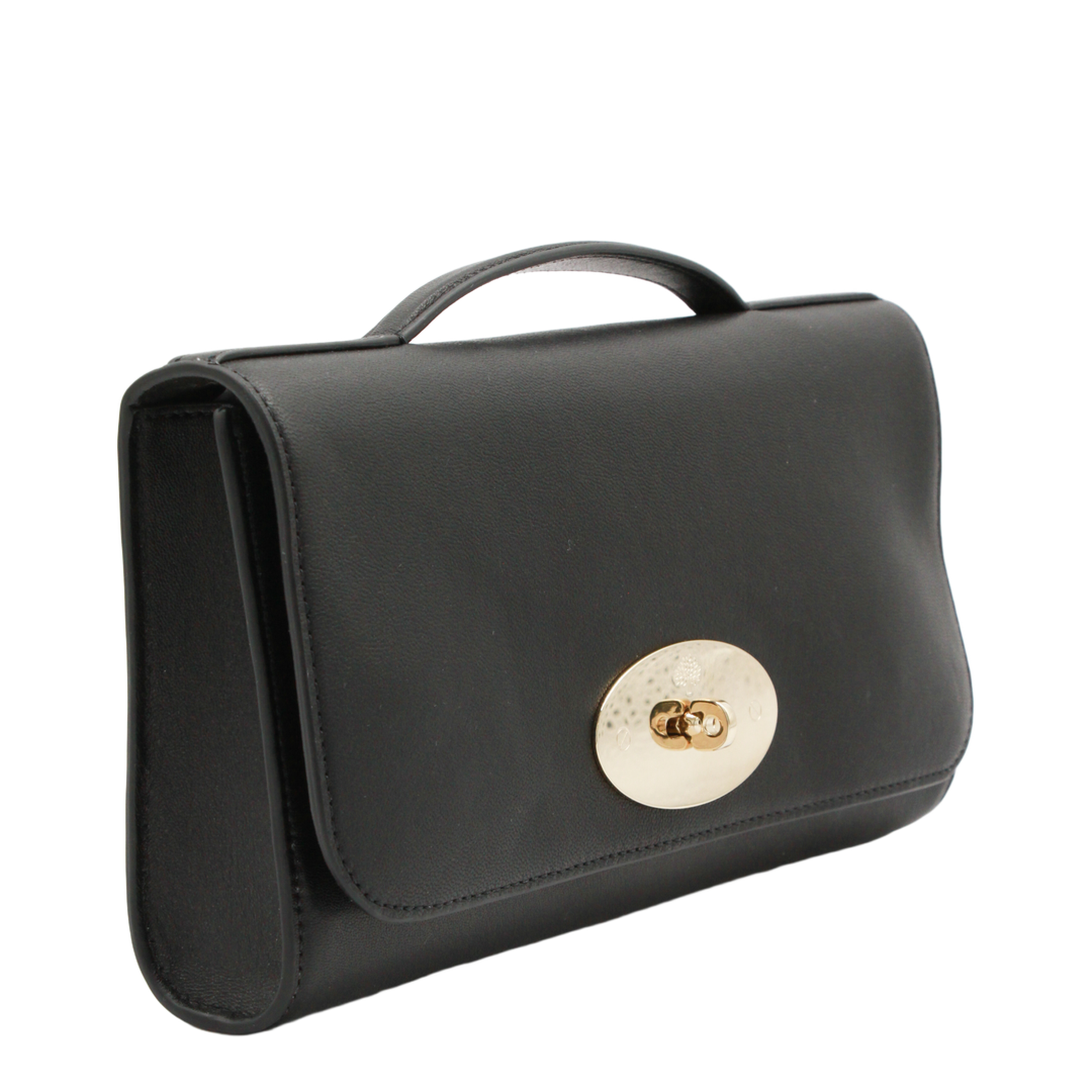 Lily Quilted Nappa Clutch - Black - Image 4
