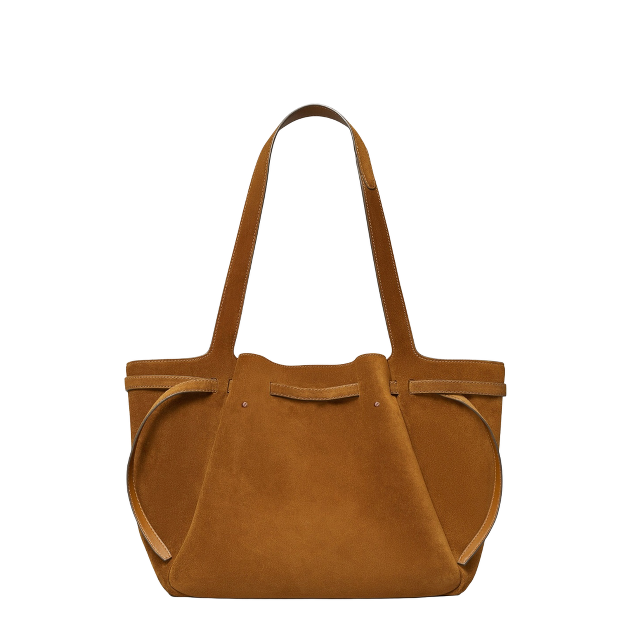 Romy Leather Shoulder Bag - Brown - Image 2