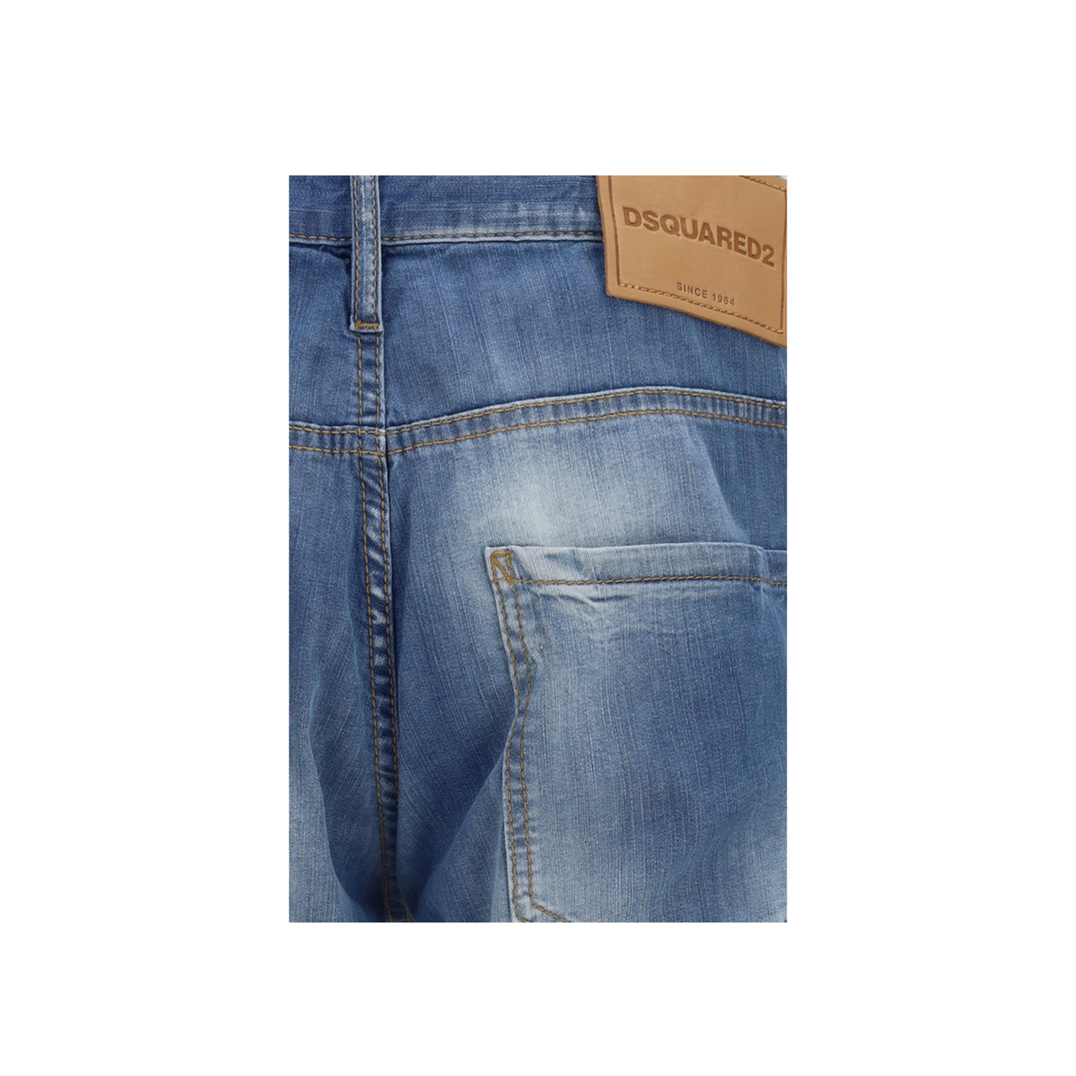 Cotton Jeans With Logo Application - Image 3