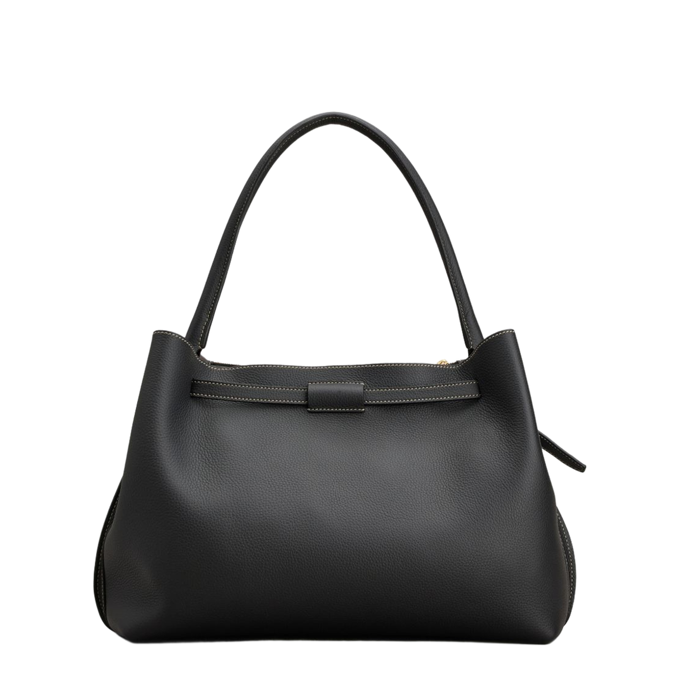 T Timeless Small Calfskin Top-Handle Bag - Black - Image 2