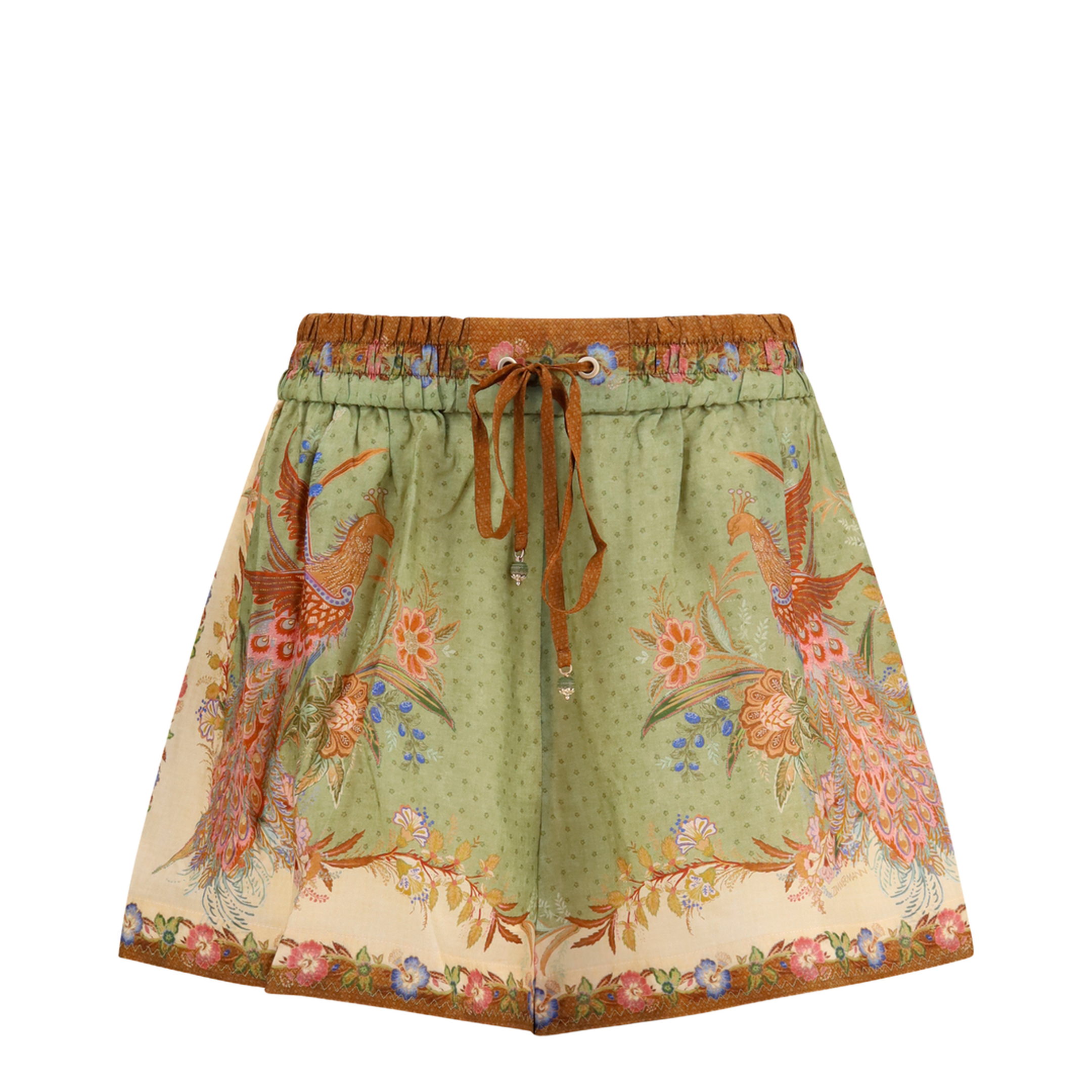 Indra Relaxed Silk Drawstring Shorts - Image 1