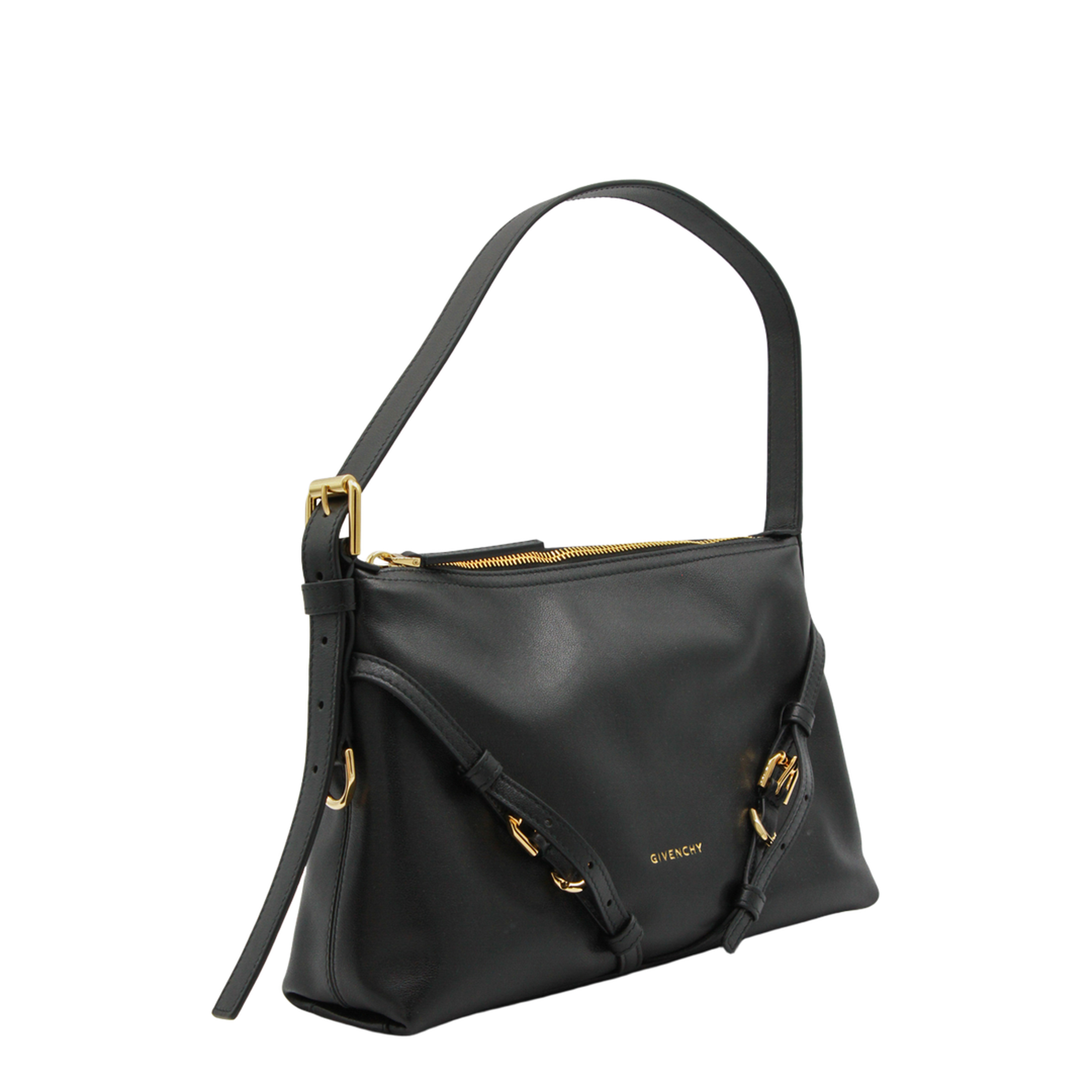 Voyou Mini Calfskin Bag - Black - Image 3