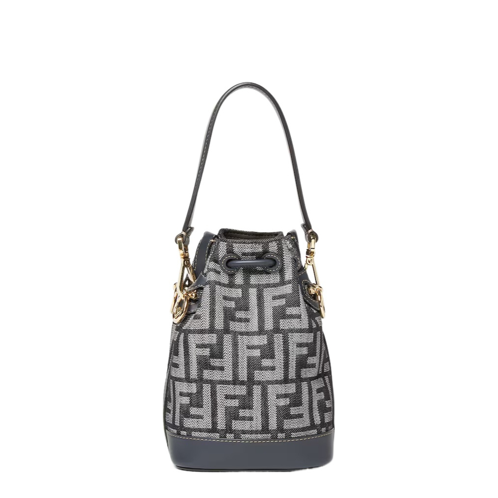 Mon Tresor Dark Blue Bucket Bag - Image 5