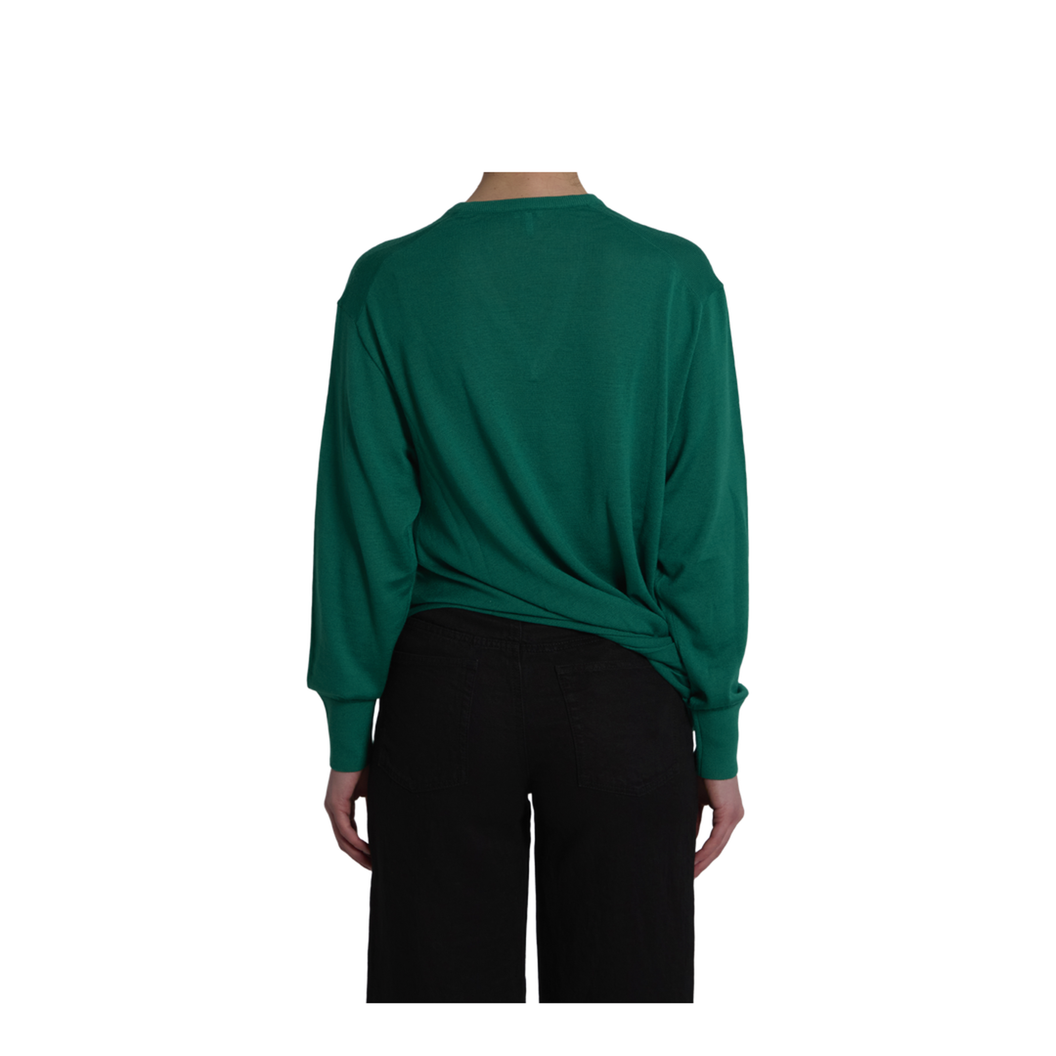Green Wool Sweater - Image 4