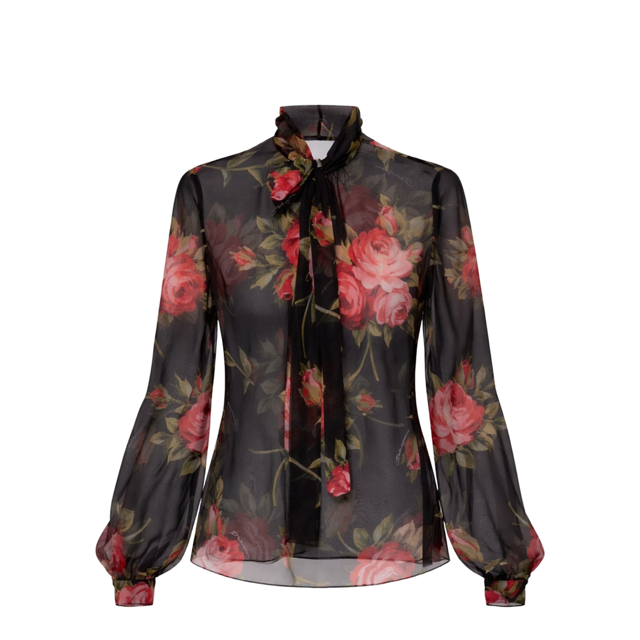 Rose Bouquet Print Top - Image 1