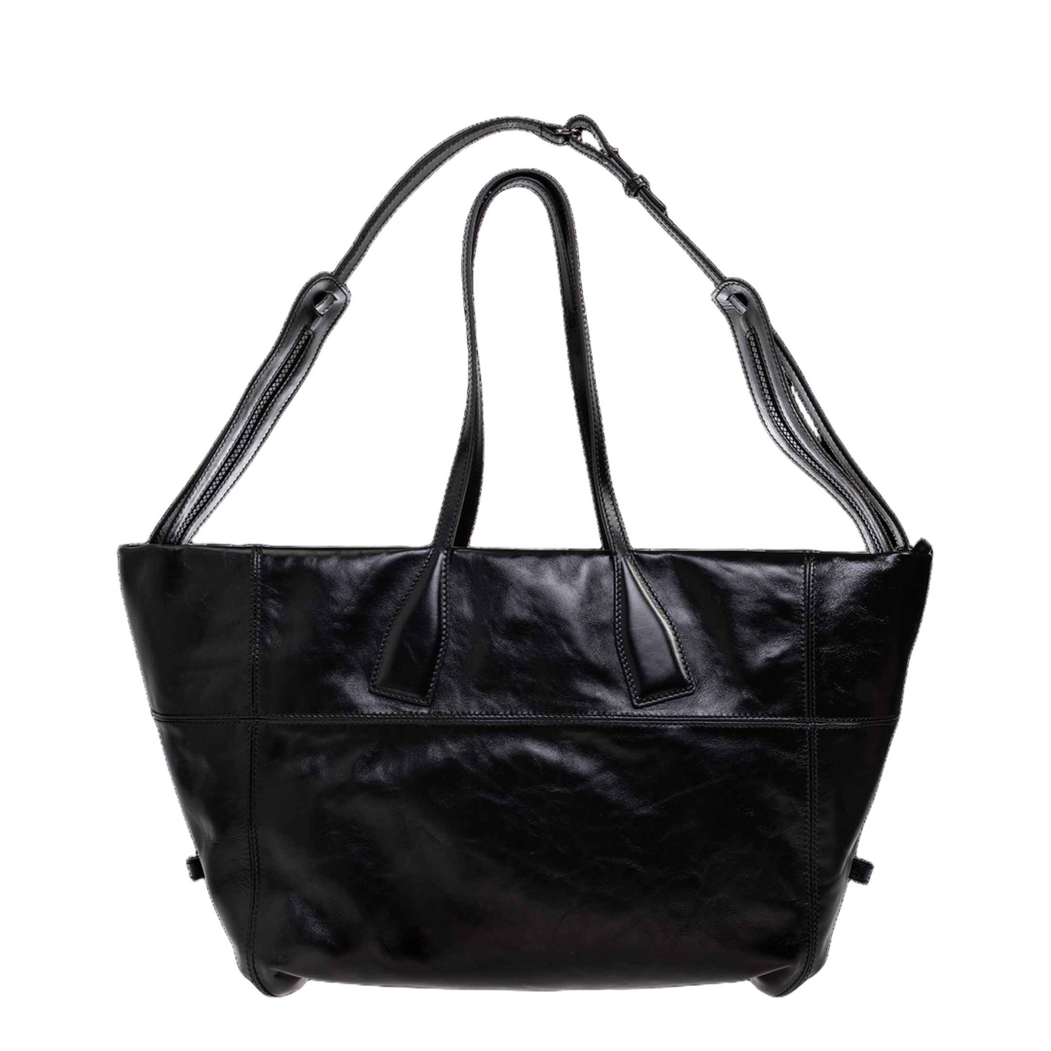 Top-Handle Tote Bag Black - Image 5