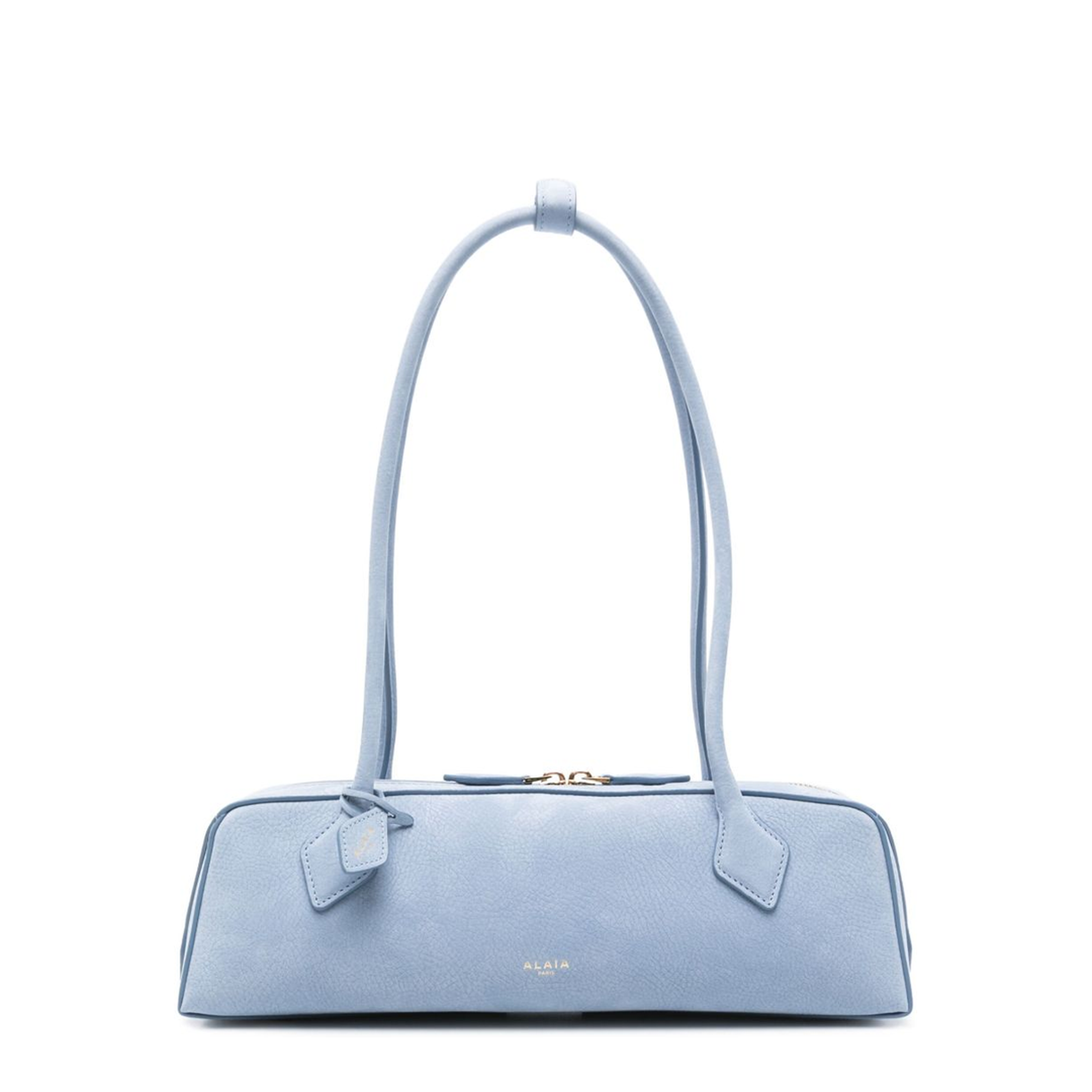 Le Teckel Medium Calf Leather Shoulder Bag - NAVY - Image 1