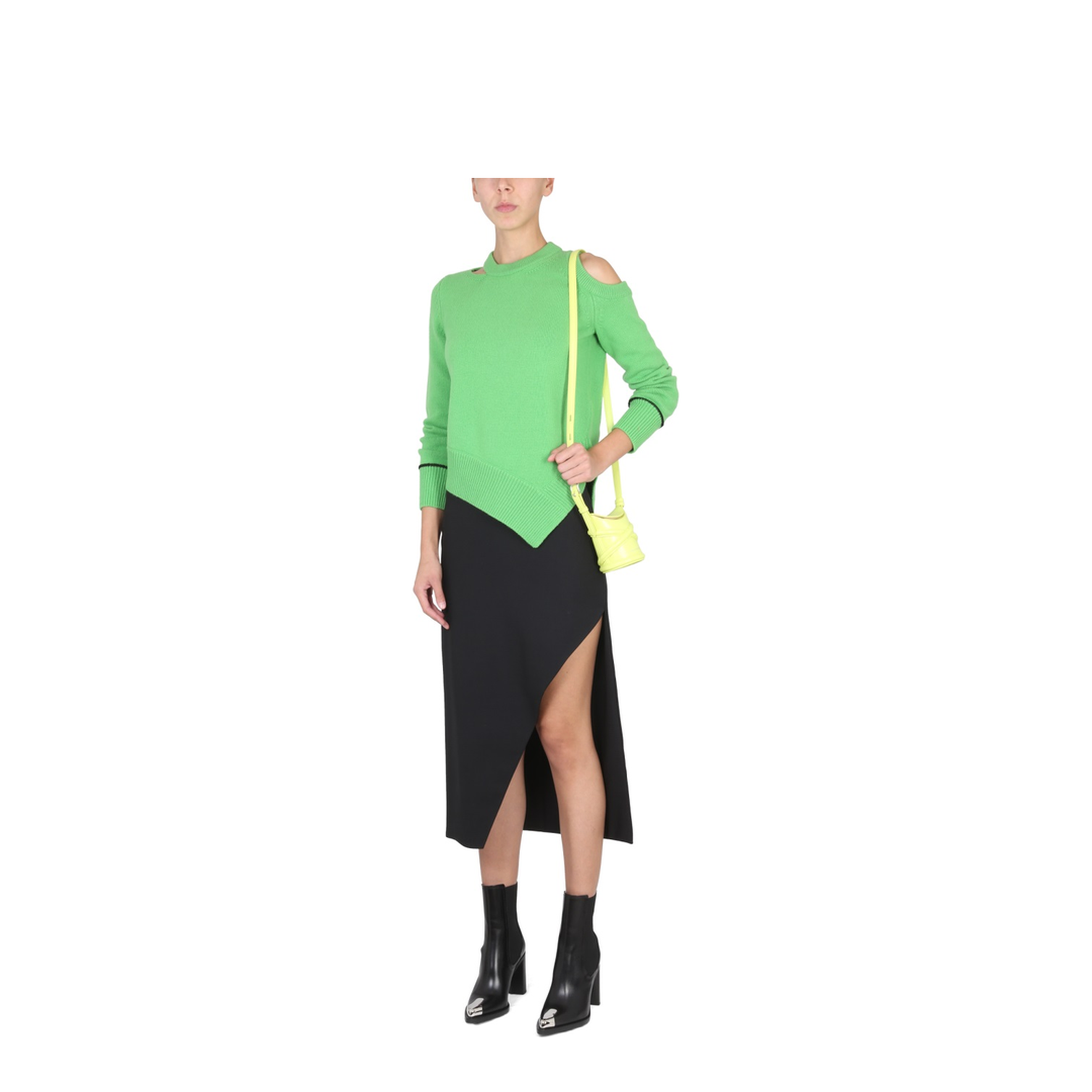 Sweater with Bare Shoulders - Image 2