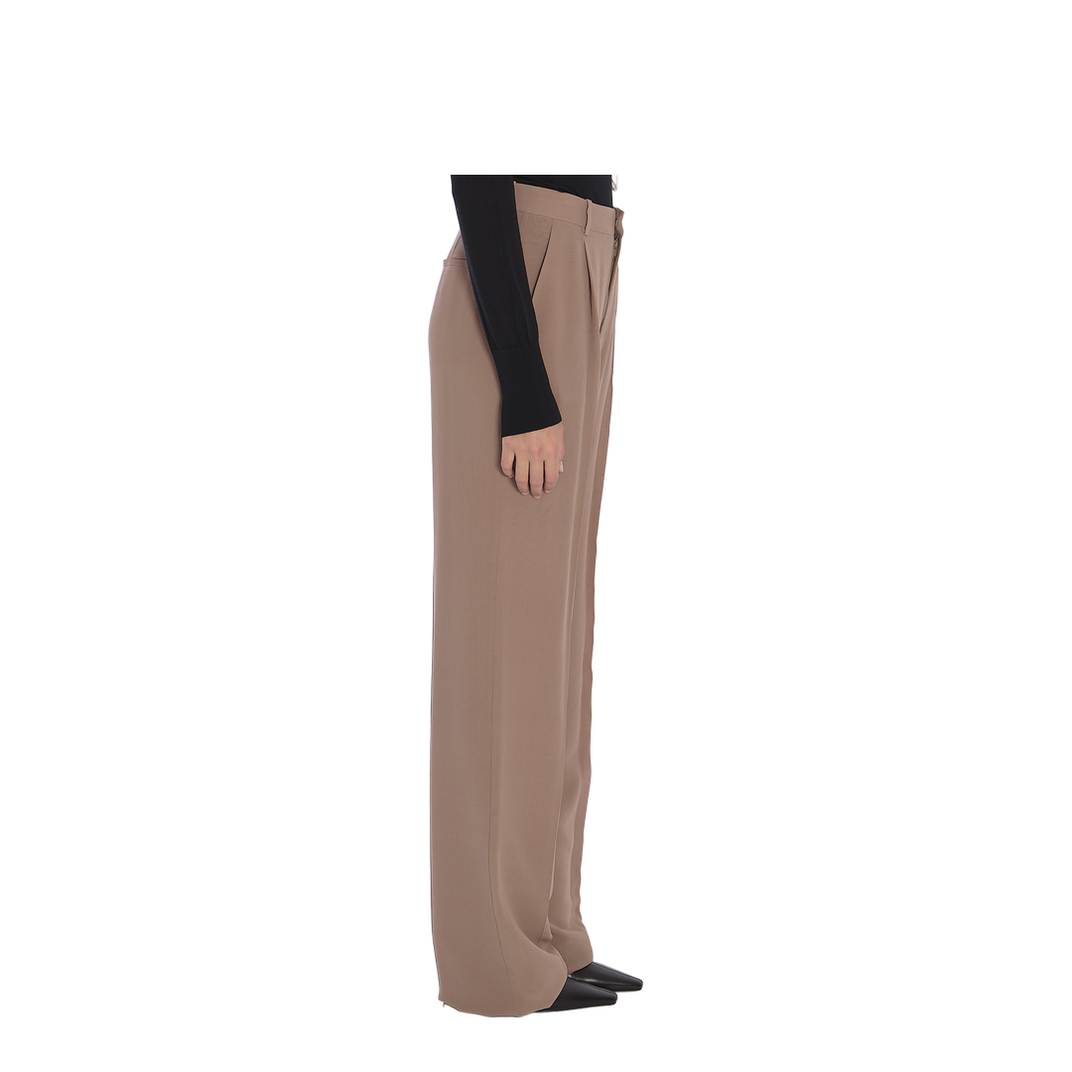 Silk Crêpe Trousers - Image 3