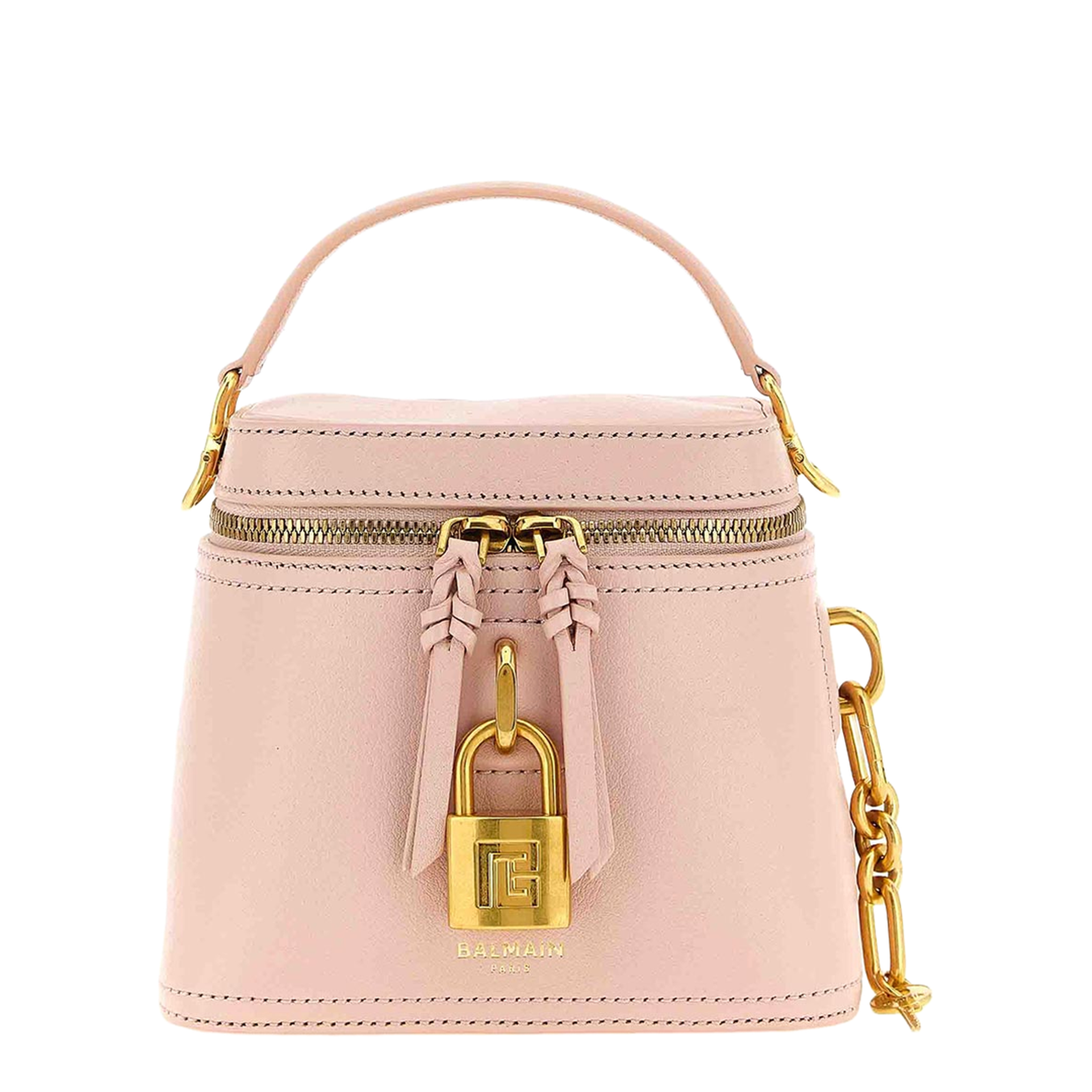 Pulse Vanity Calfskin Handbag - Pink - Image 5