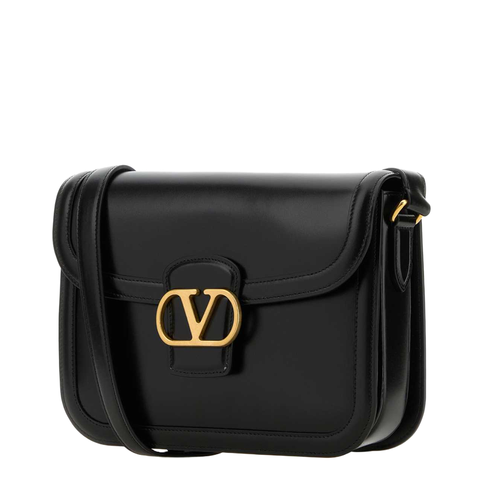 Valentino Garavani 9TO5 Calfskin Shoulder Bag - Nero - Image 2