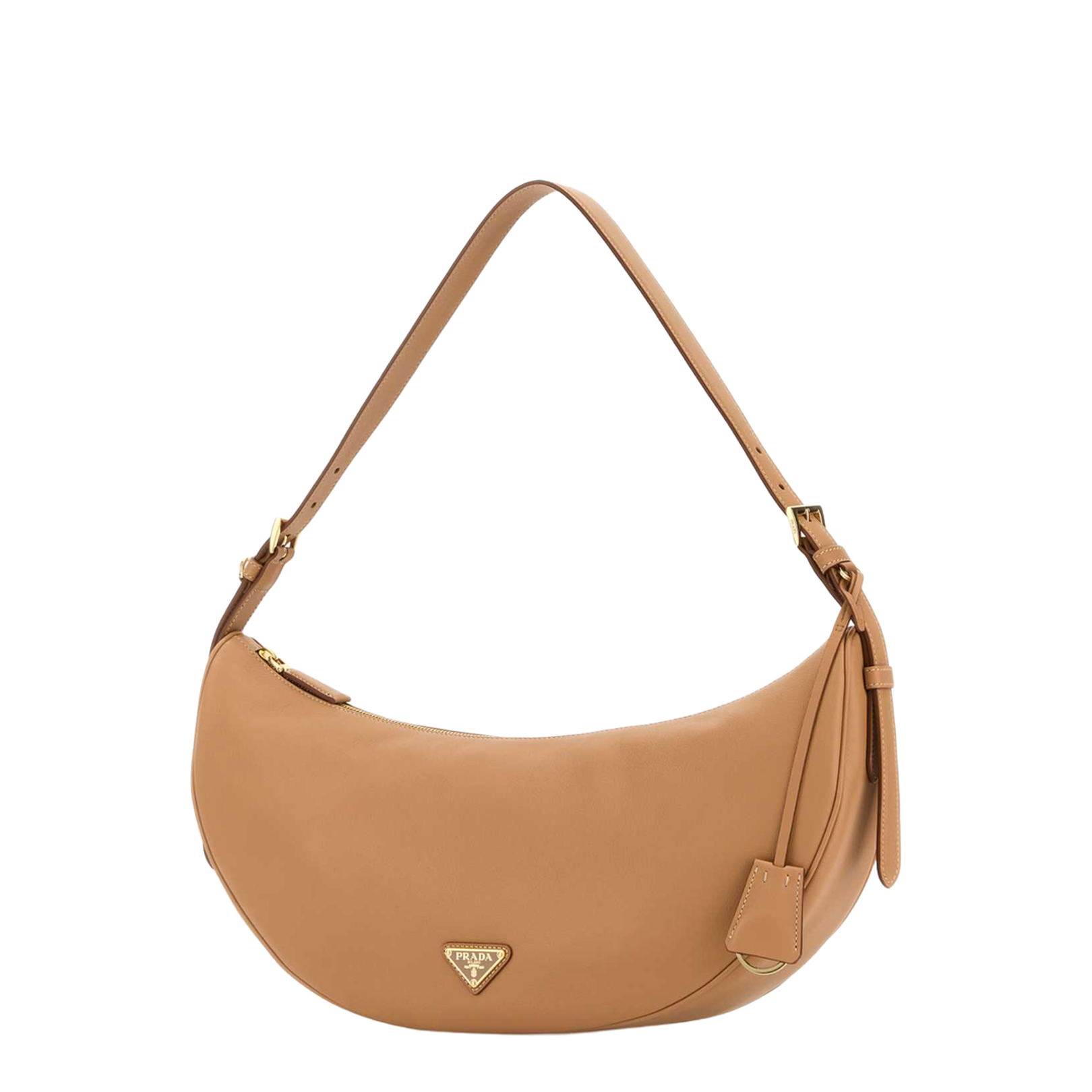 Peach Leather Large Crossbody Bag - Image 2