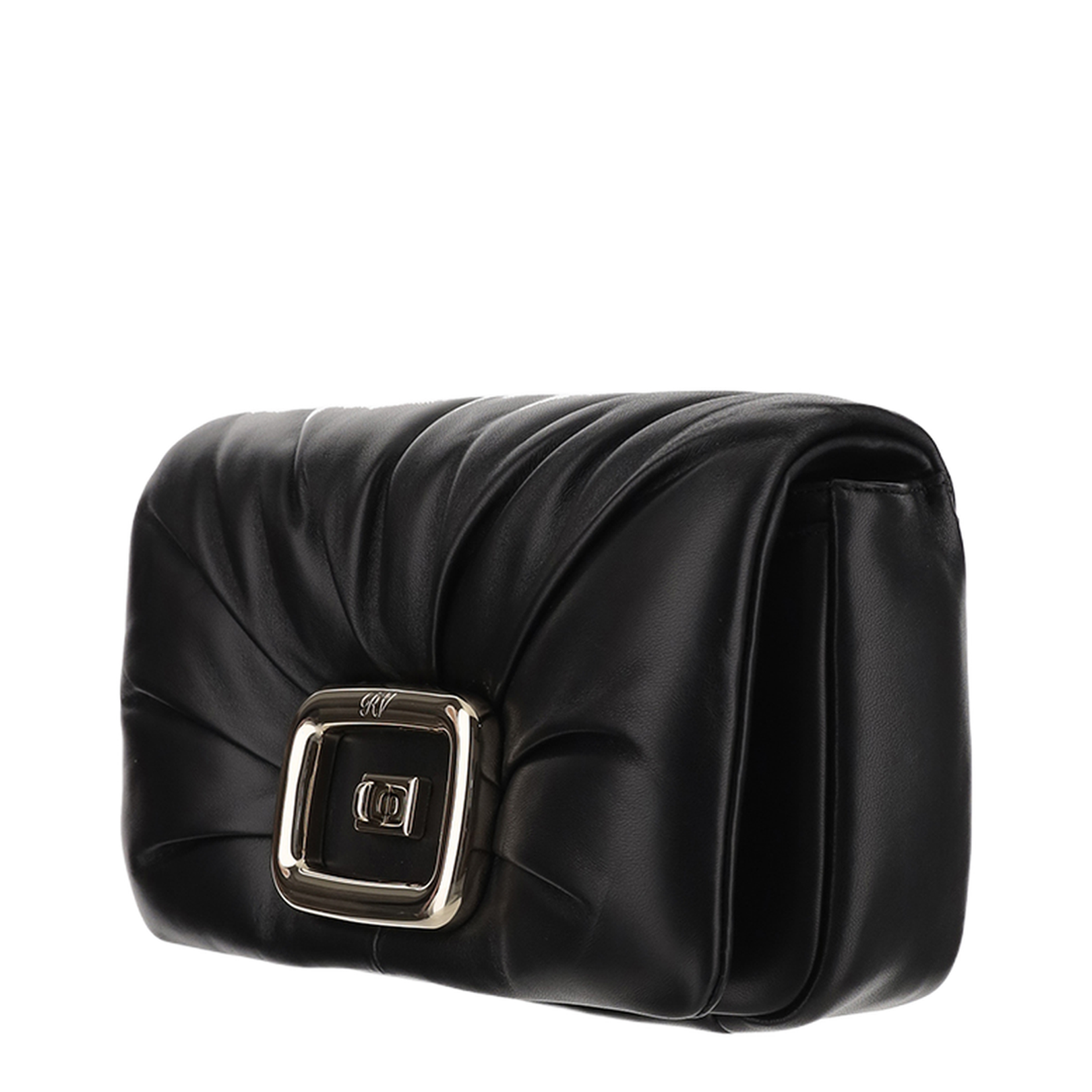 Viv' Choc Leather Bag - Nero - Image 3