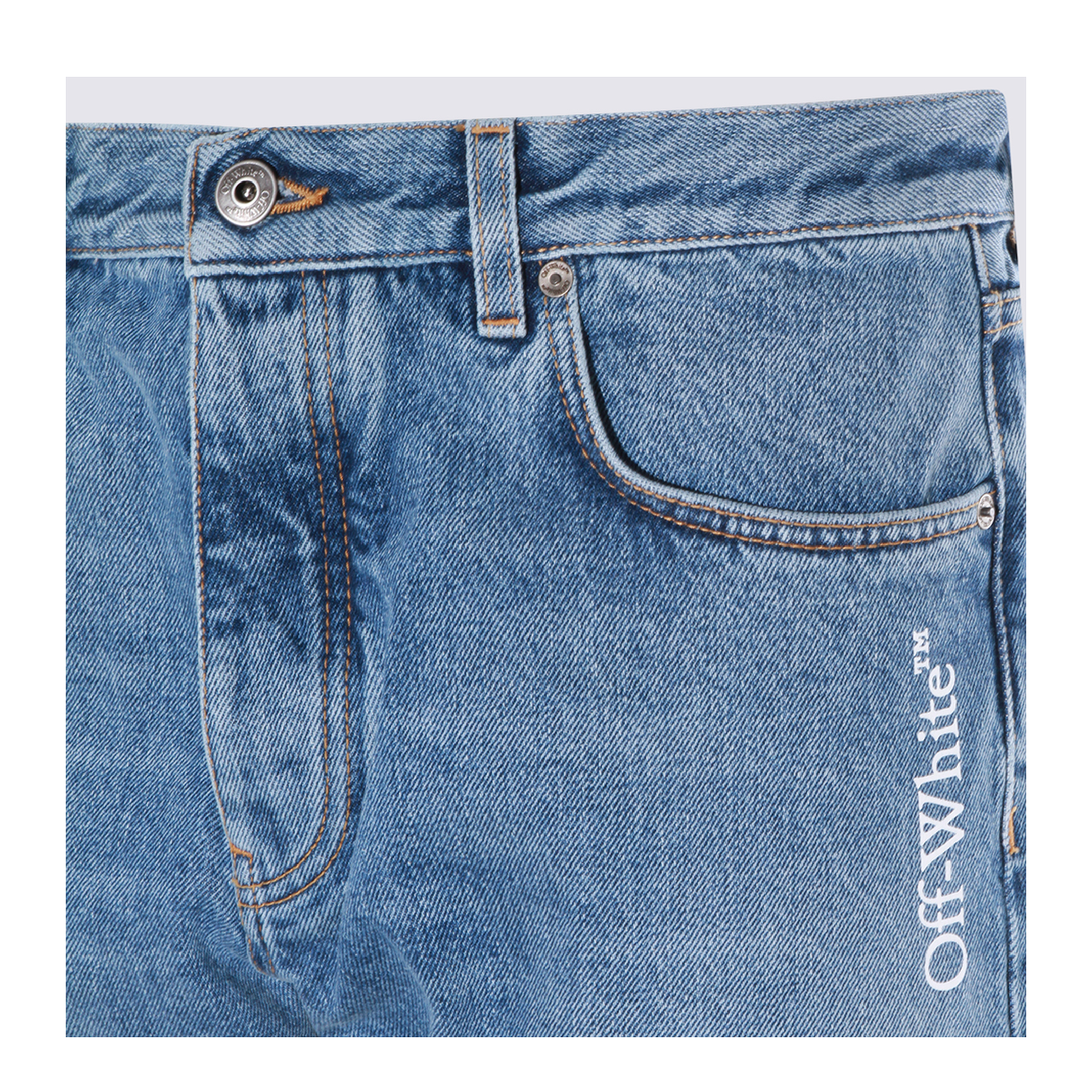 Half Arrow Slim Relax Jeans - Image 6