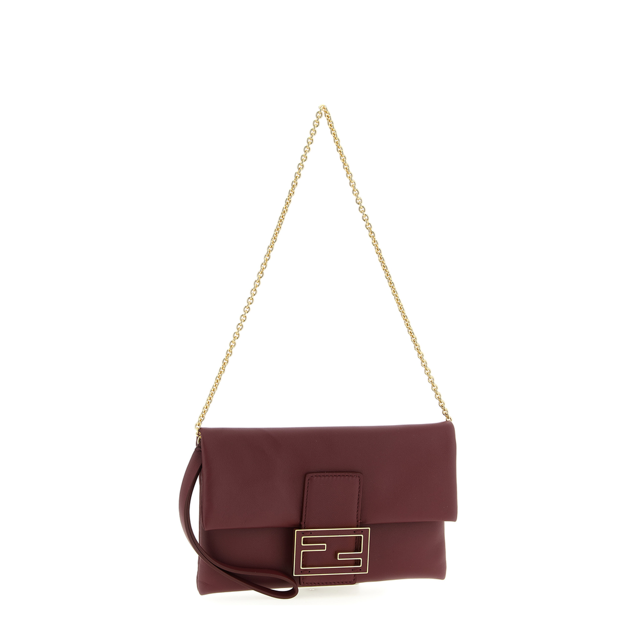 Baguette Pouch Leather Red - Image 3