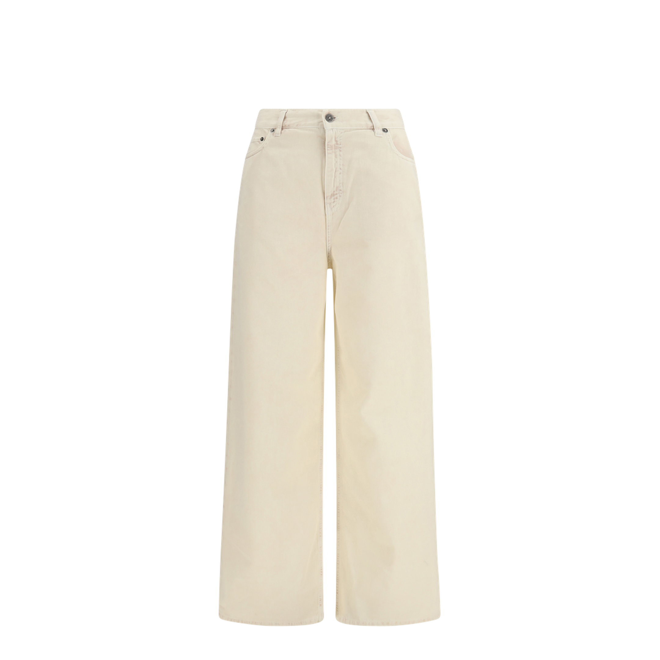 Wide-leg Cotton Denim Jeans - Image 1