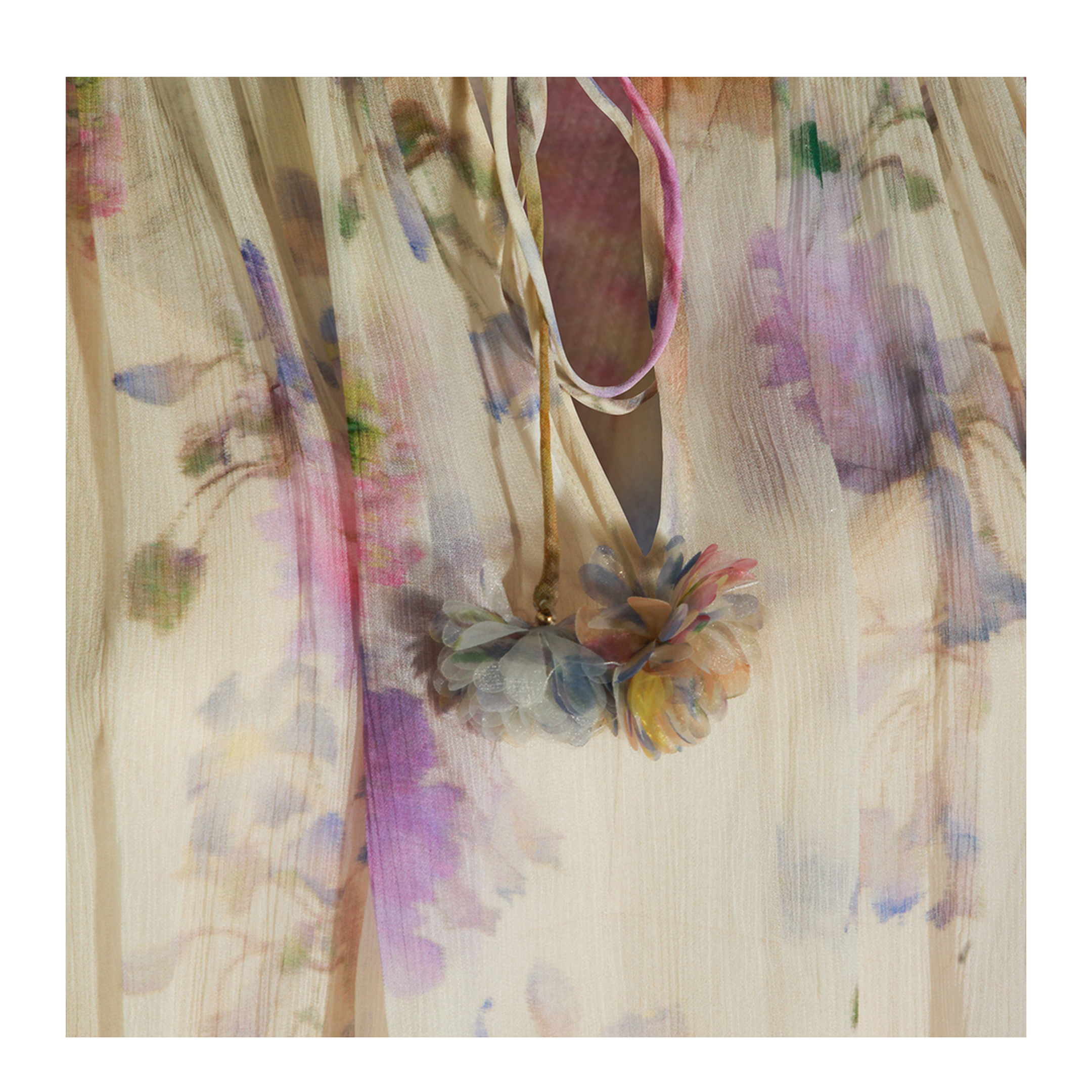 Luna Ruffle Floral Blouse - Image 4