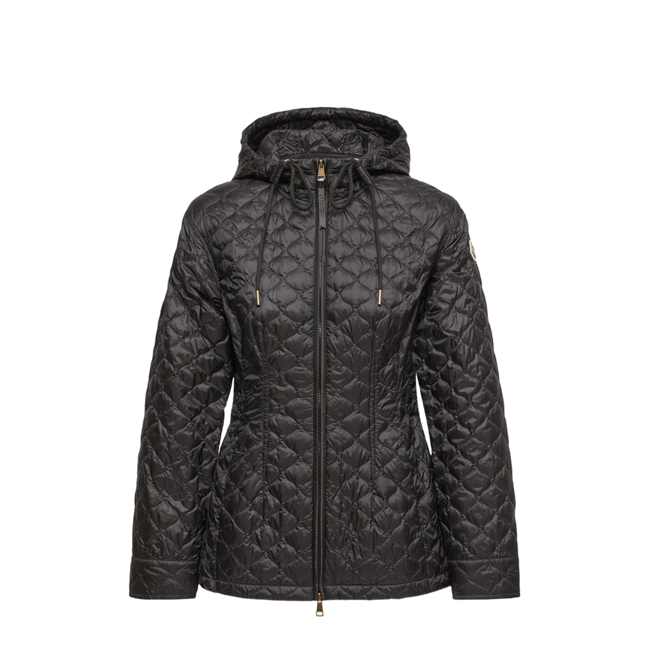 Black Nylon Arum Down Jacket - Image 1