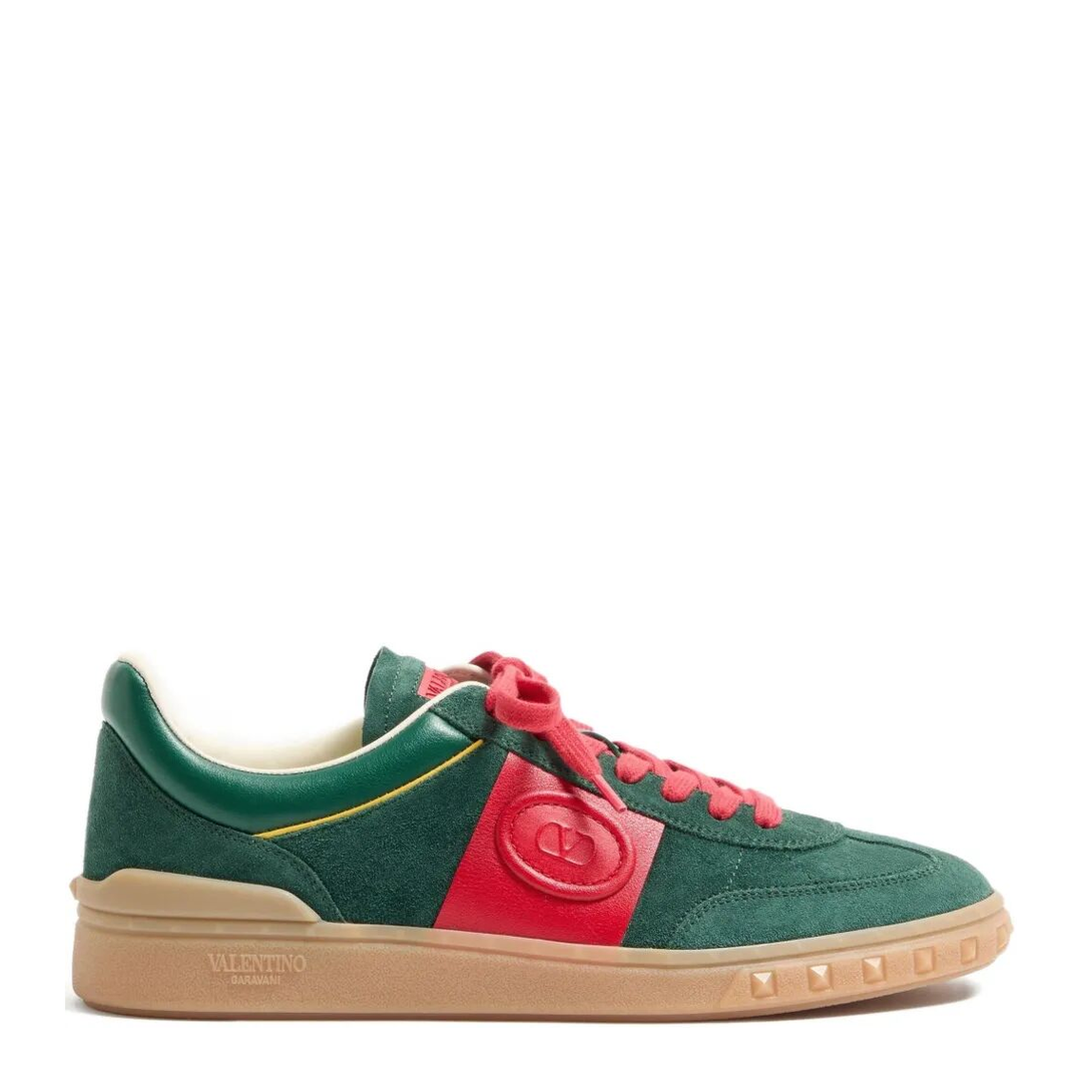 Upvillage Split and Nappa Leather Sneakers - Image 1