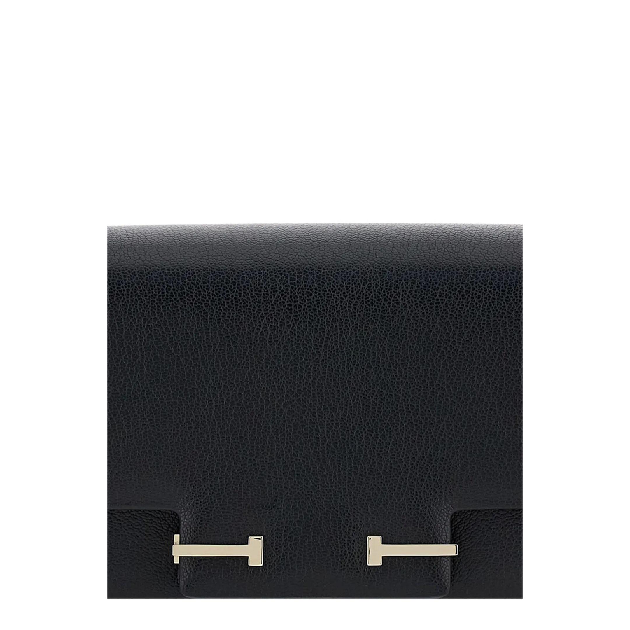 Aube Goat Skin Shoulder Bag - Black - Image 4