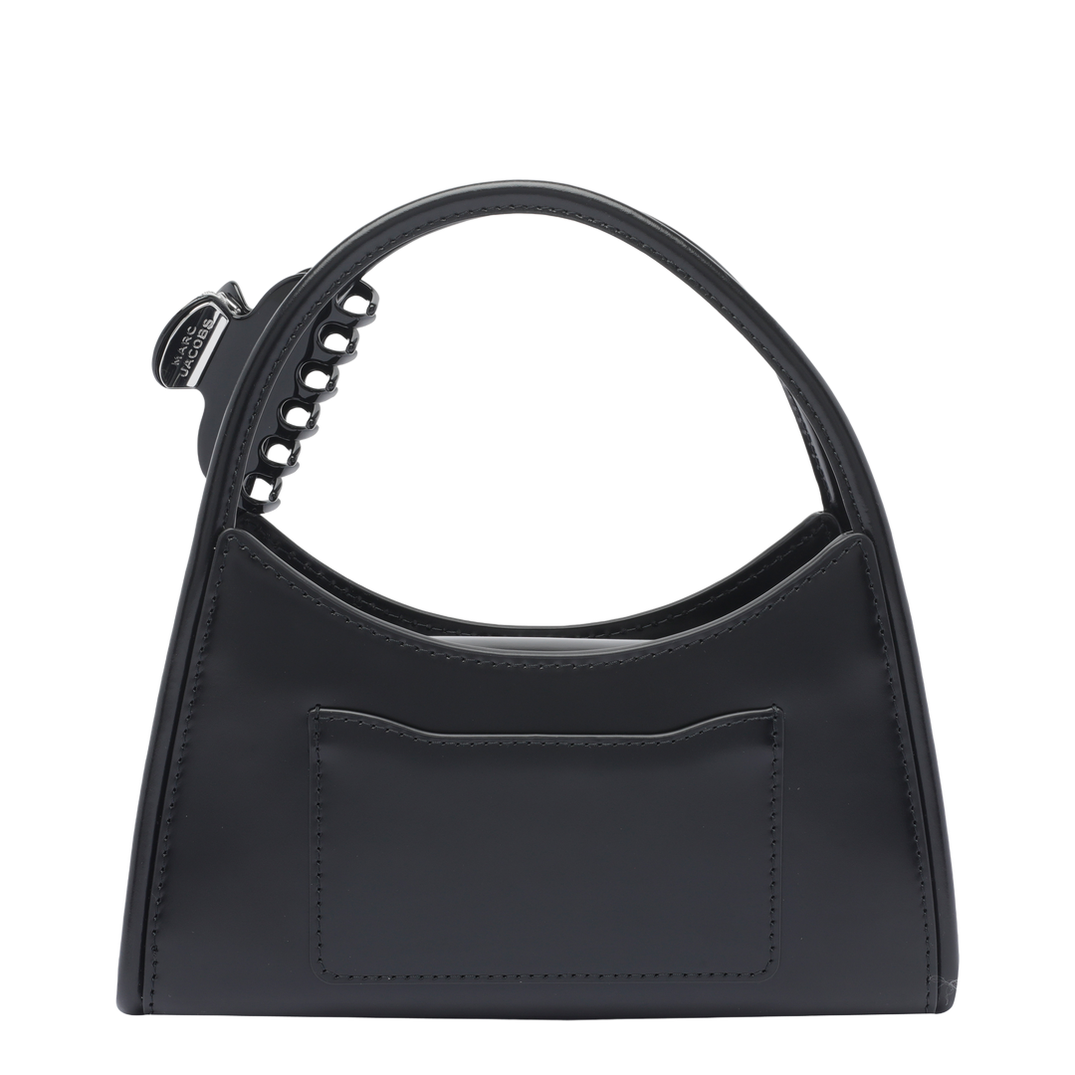Glam Claw Clip Crossbody Bag Leather Black - Image 3