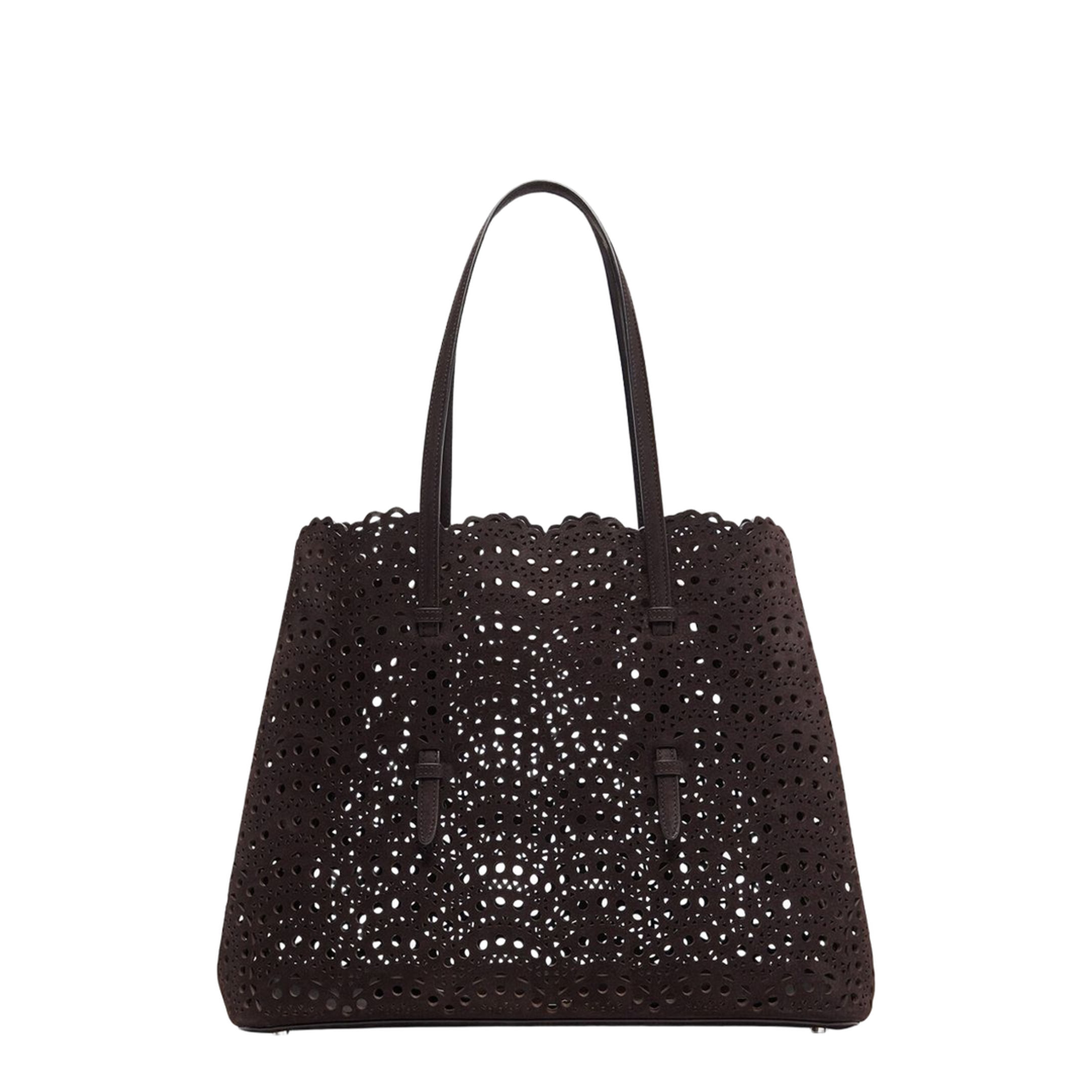 Mina 37 Calf Nubuck Tote - Vienne Wave Nubuck - Image 1