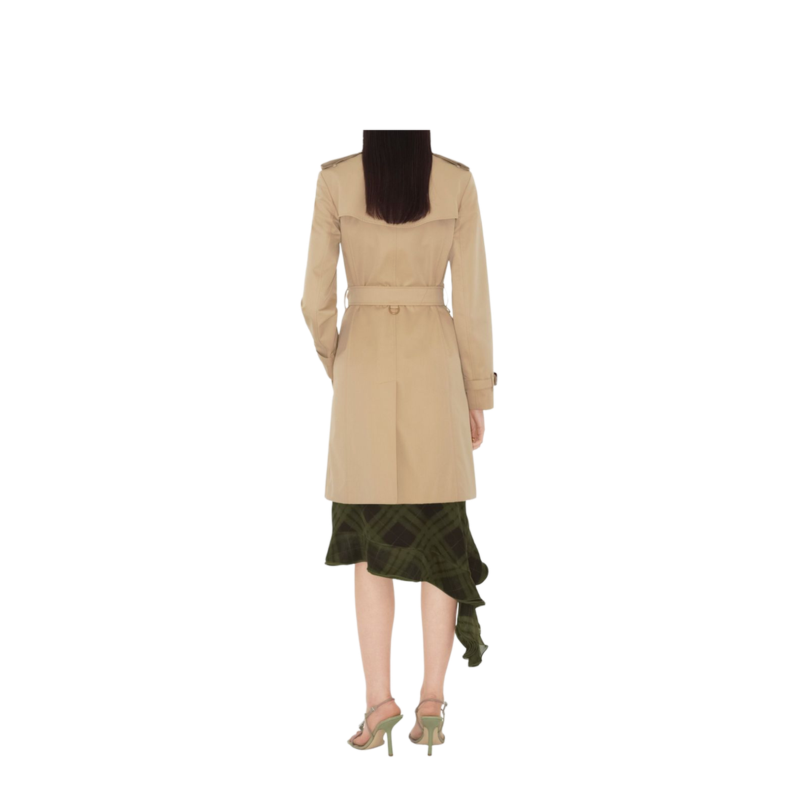 Chelsea Cotton Trench Coat - Beige - Image 4