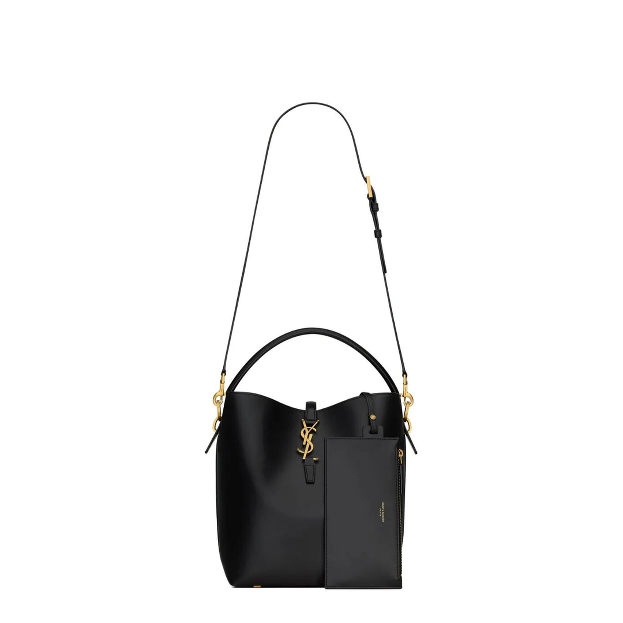 LE 37 Calfskin Bucket Bag - Black - Image 2