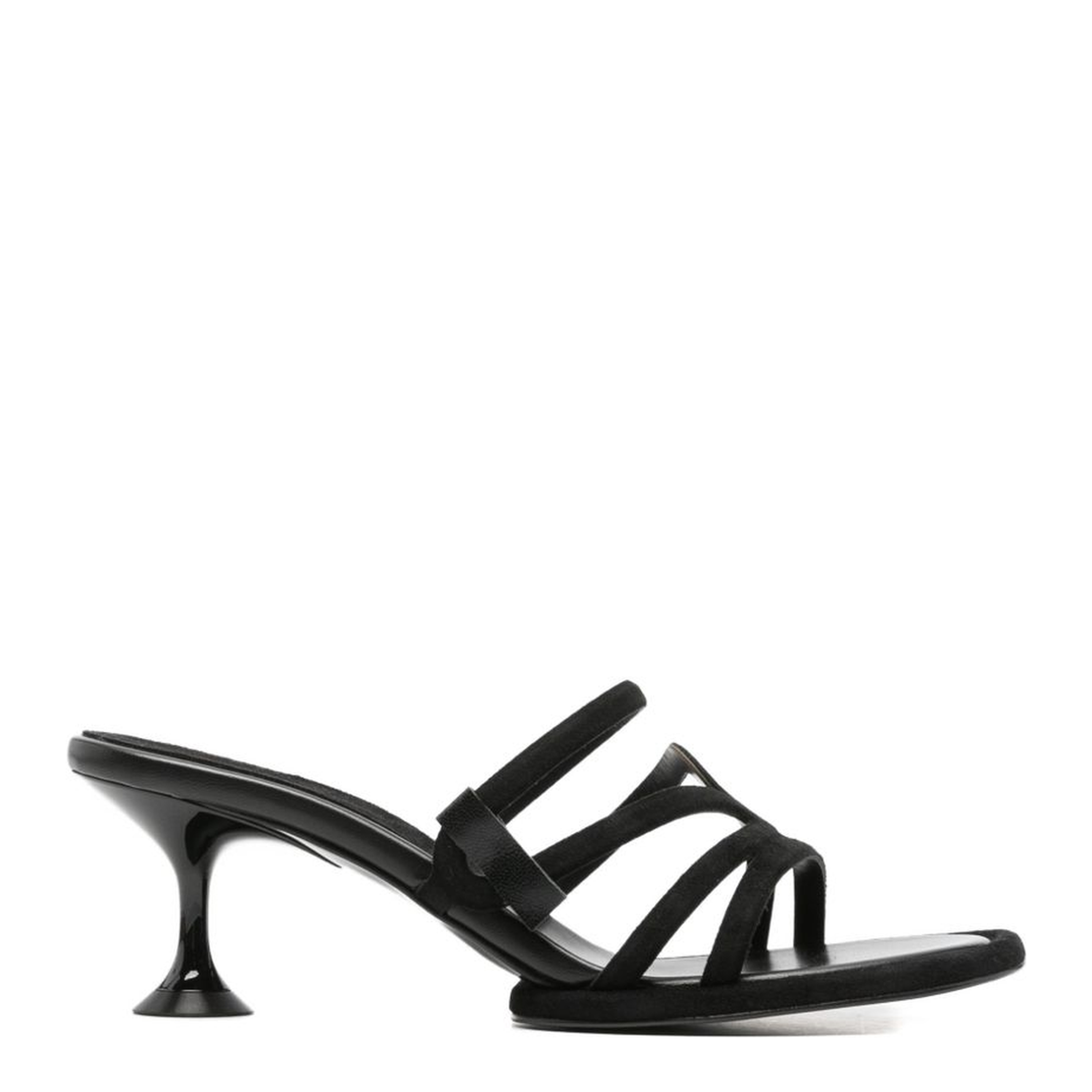 Sandals With Suede Heel - Image 1