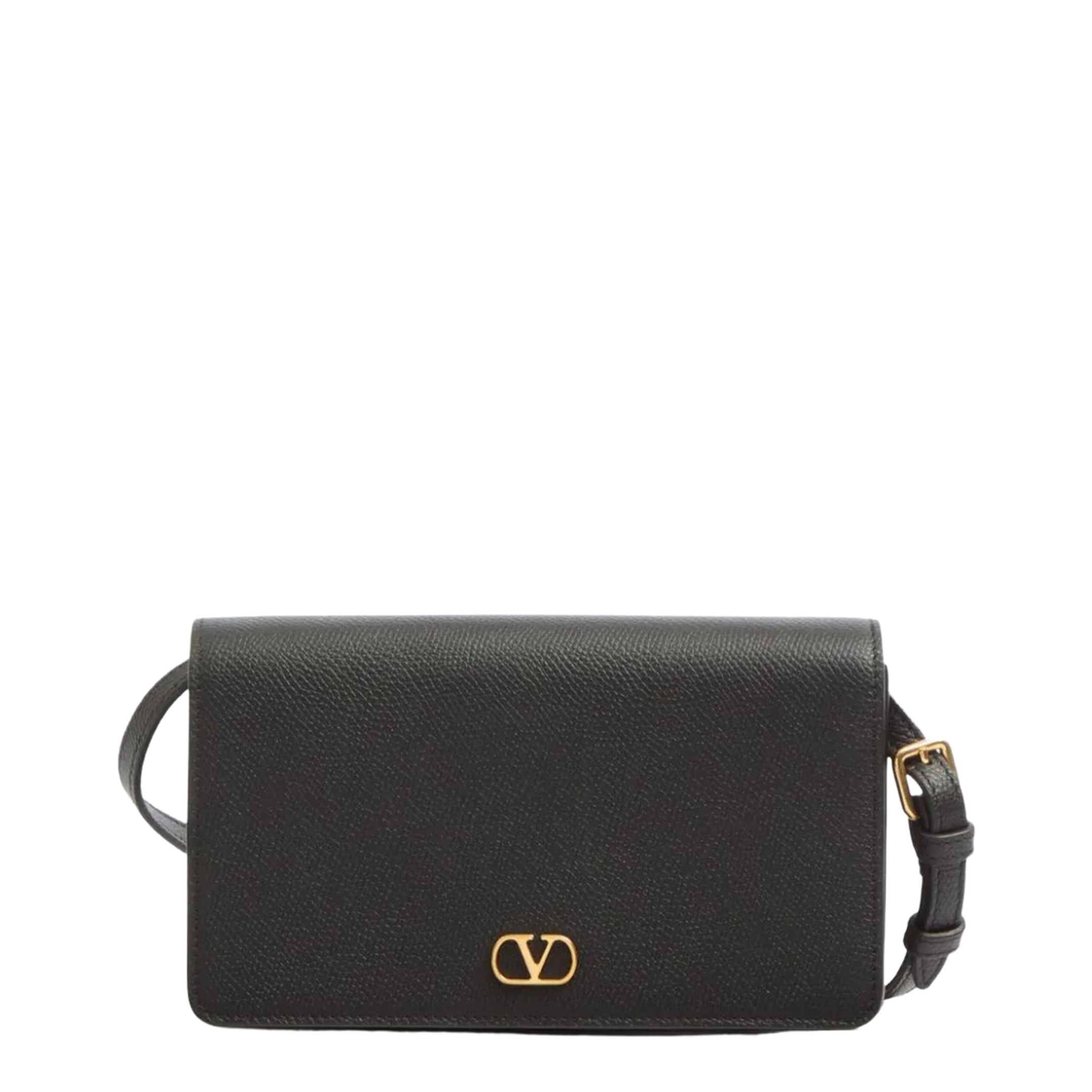 Vlogo Signature Mini Shoulder Bag - Black - Image 1