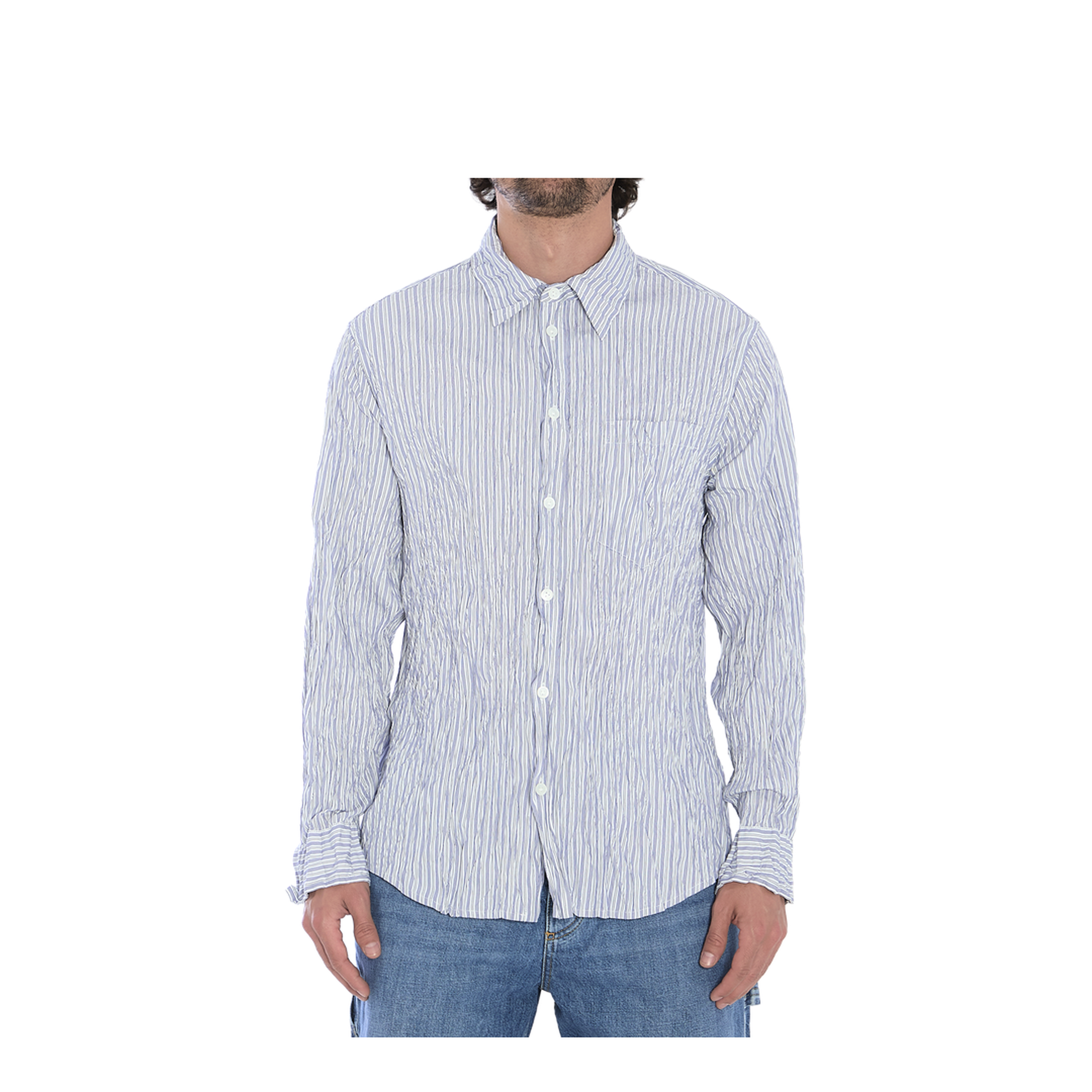 Crinkled Cotton Shirt - Image 1