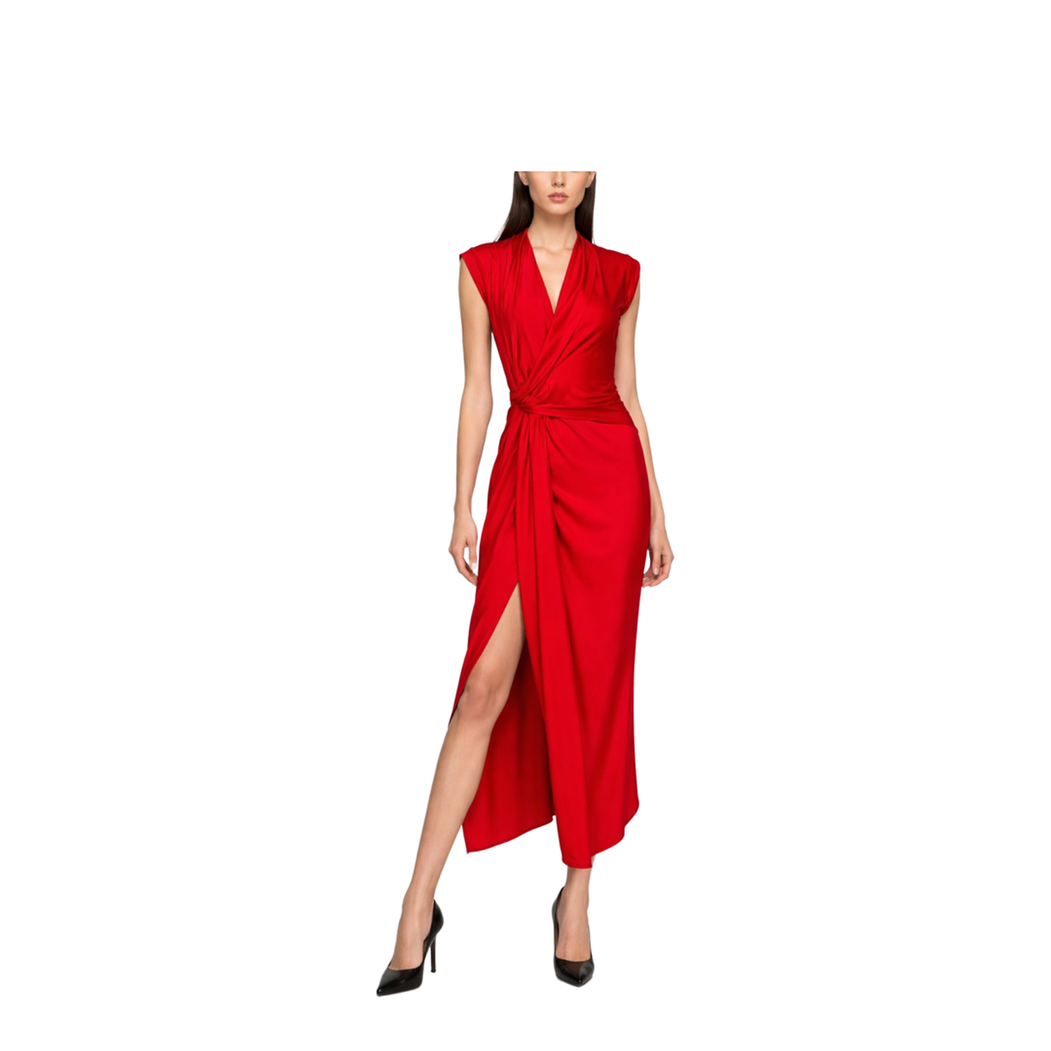 Silk Long Dress - Image 2