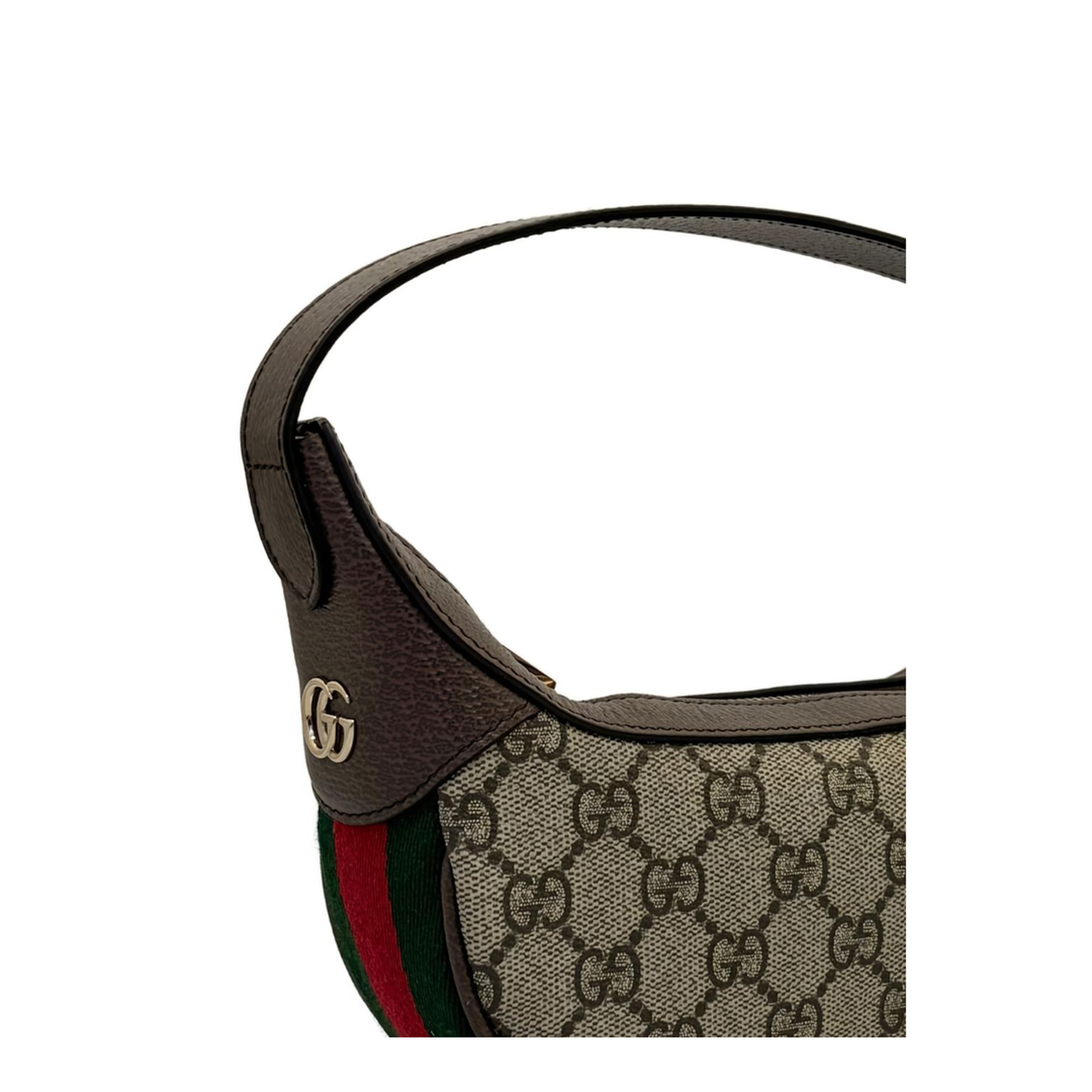 Ophidia Small GG Monogram Coated Fabric Shoulder Bag - Beige/Brown - Image 2