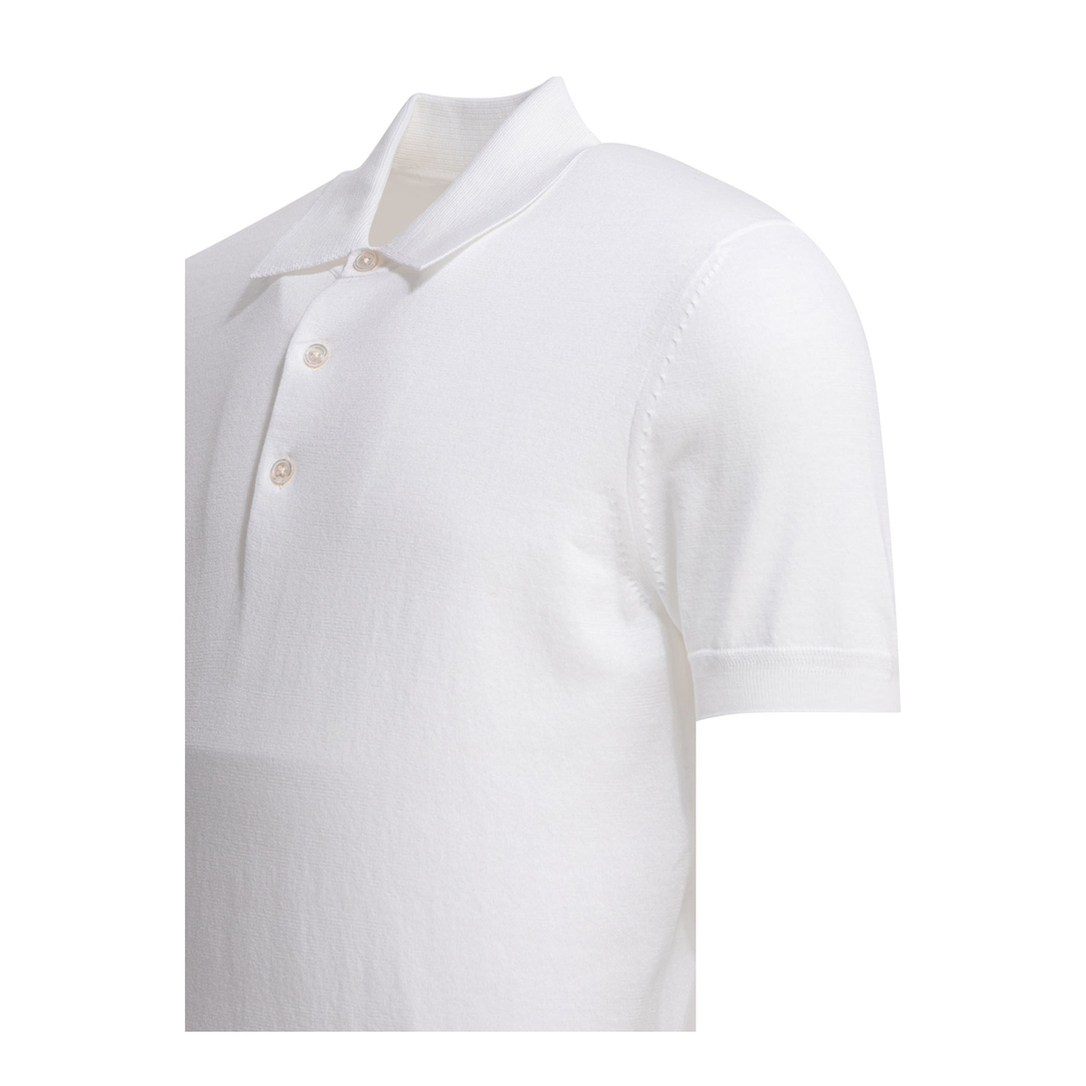 Cotton Knit Polo Shirt - Image 4